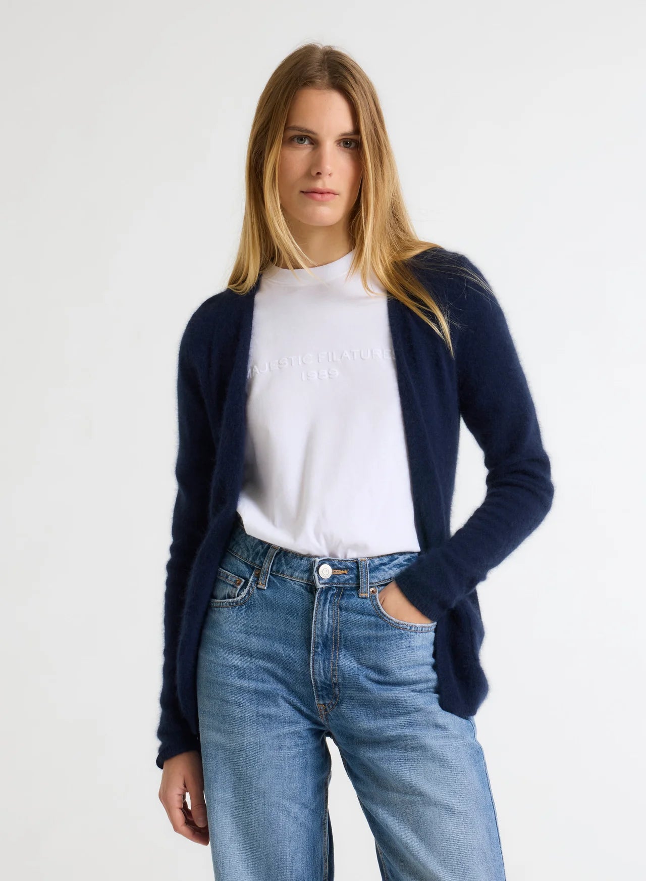 Majestic Filatures Cardigan navy