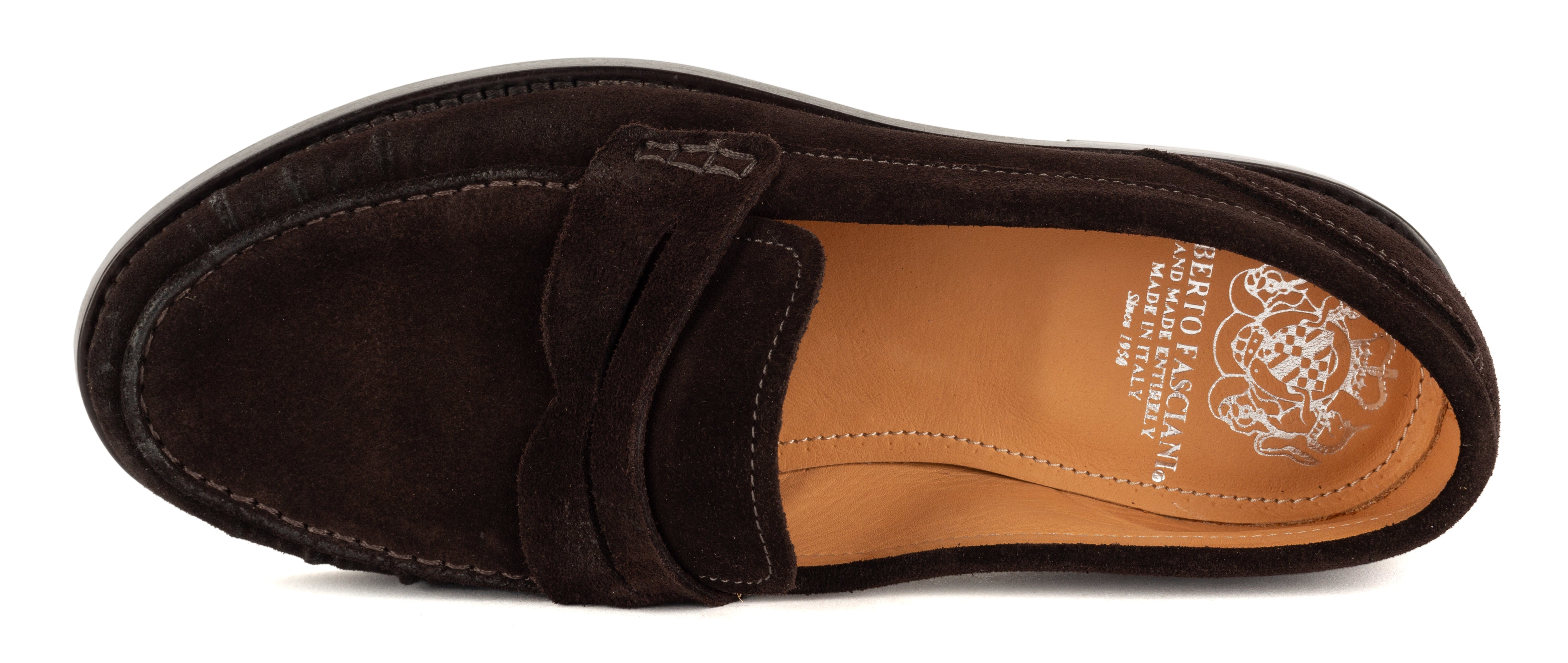Alberto Fasciani Megan 10047 Loafers Mørkebrun ruskind