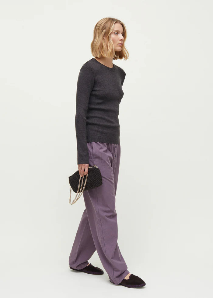 Aiayu Madigan Strik Dark Brown Melange