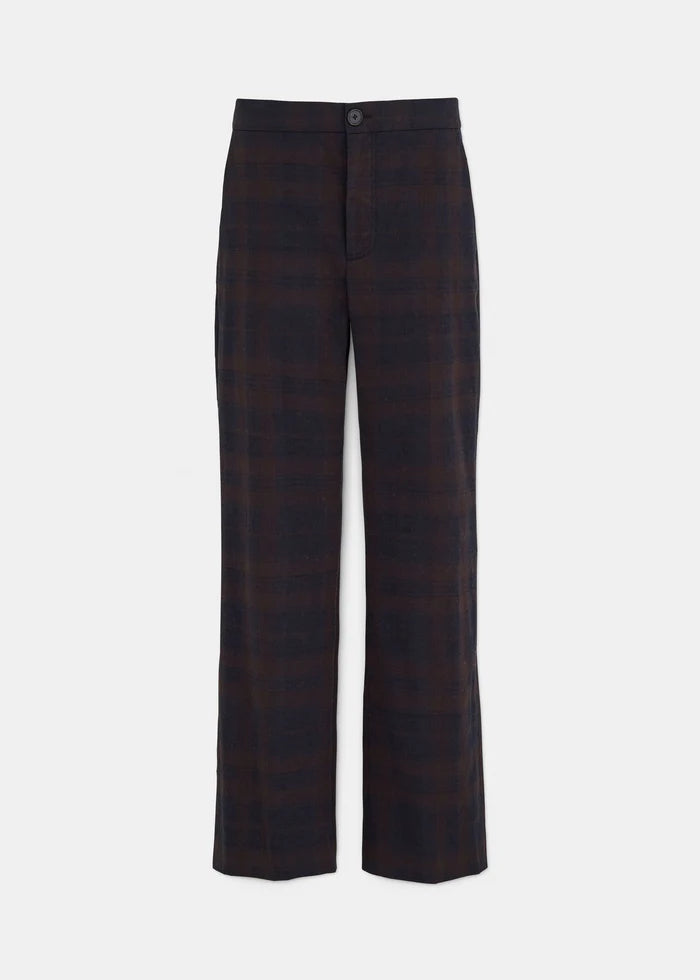 Aiayu Milo Pant Check Mix Navy