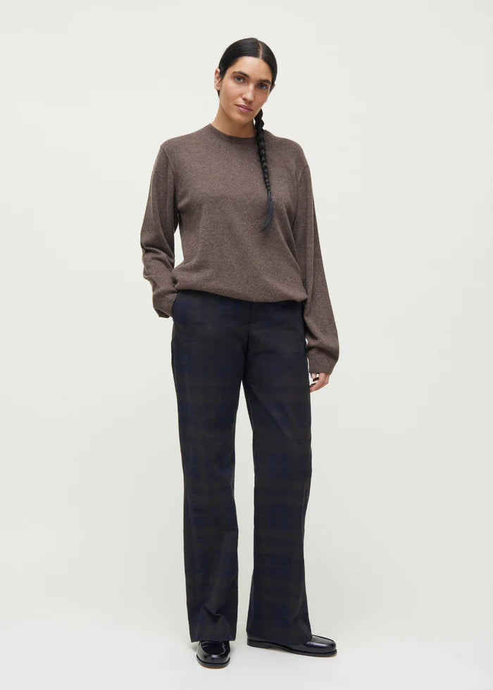 Aiayu Milo Pant Check Mix Navy