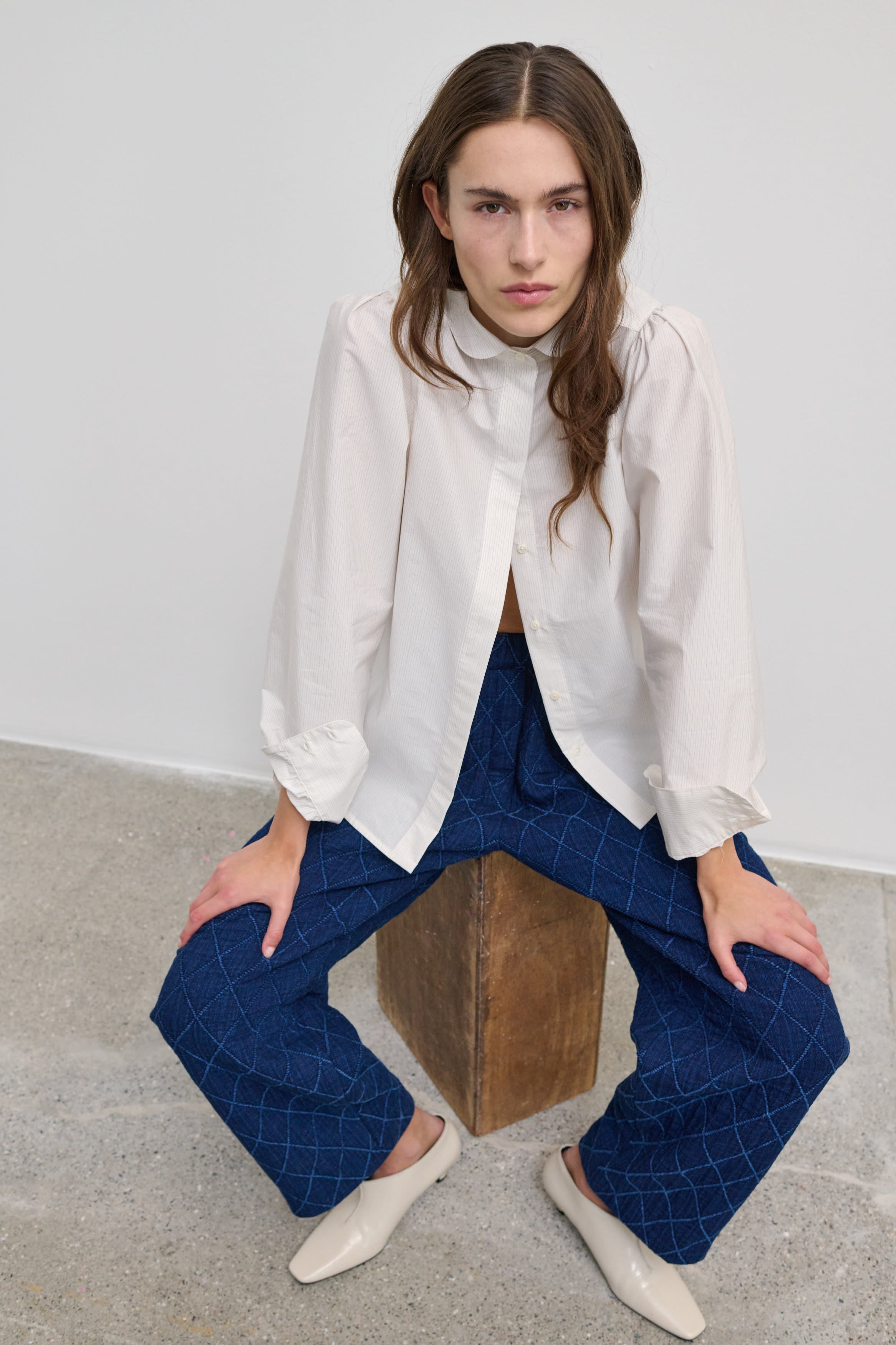 Britt Sisseck Patricia Skjorte Seed Pearl