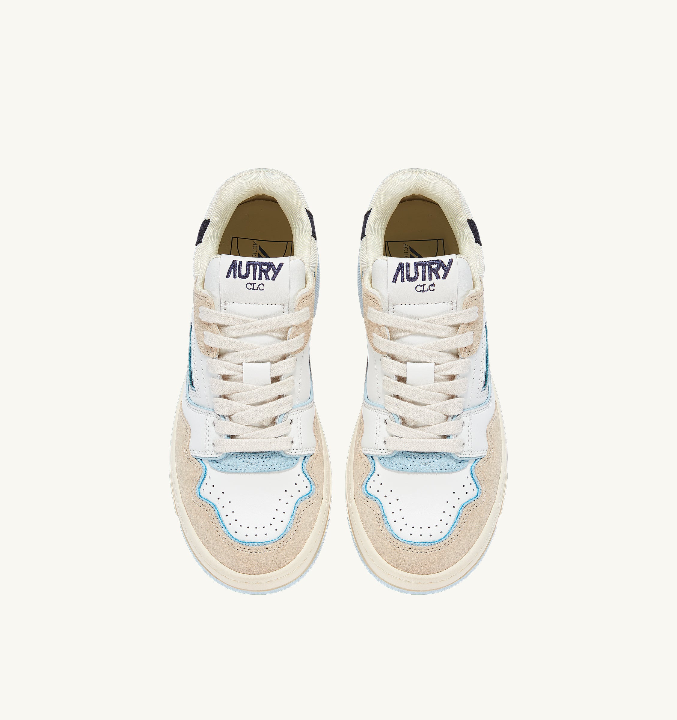 Autry CLC sneakers hvid/lyseblå/mørkeblå