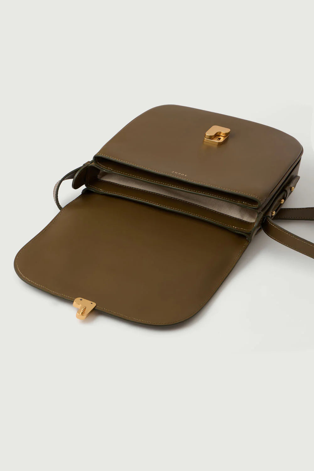 Soeur Bellissima Maxi Lædertaske Kaki Doré