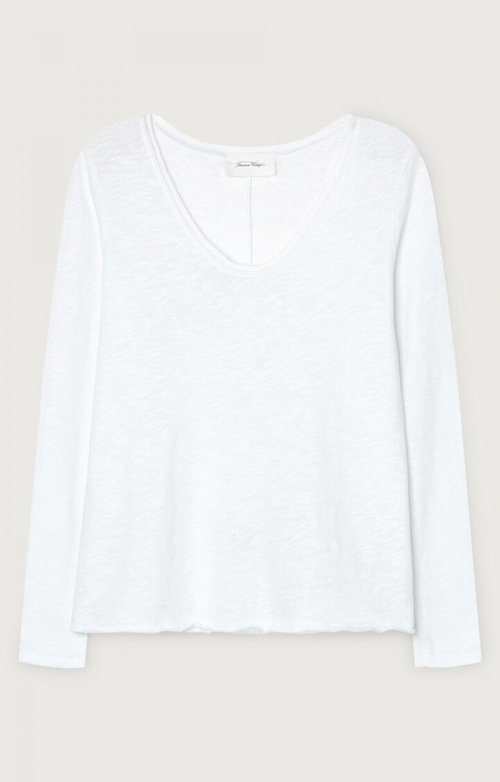 American Vintage Sonoma langærmet t-shirt med v-hals