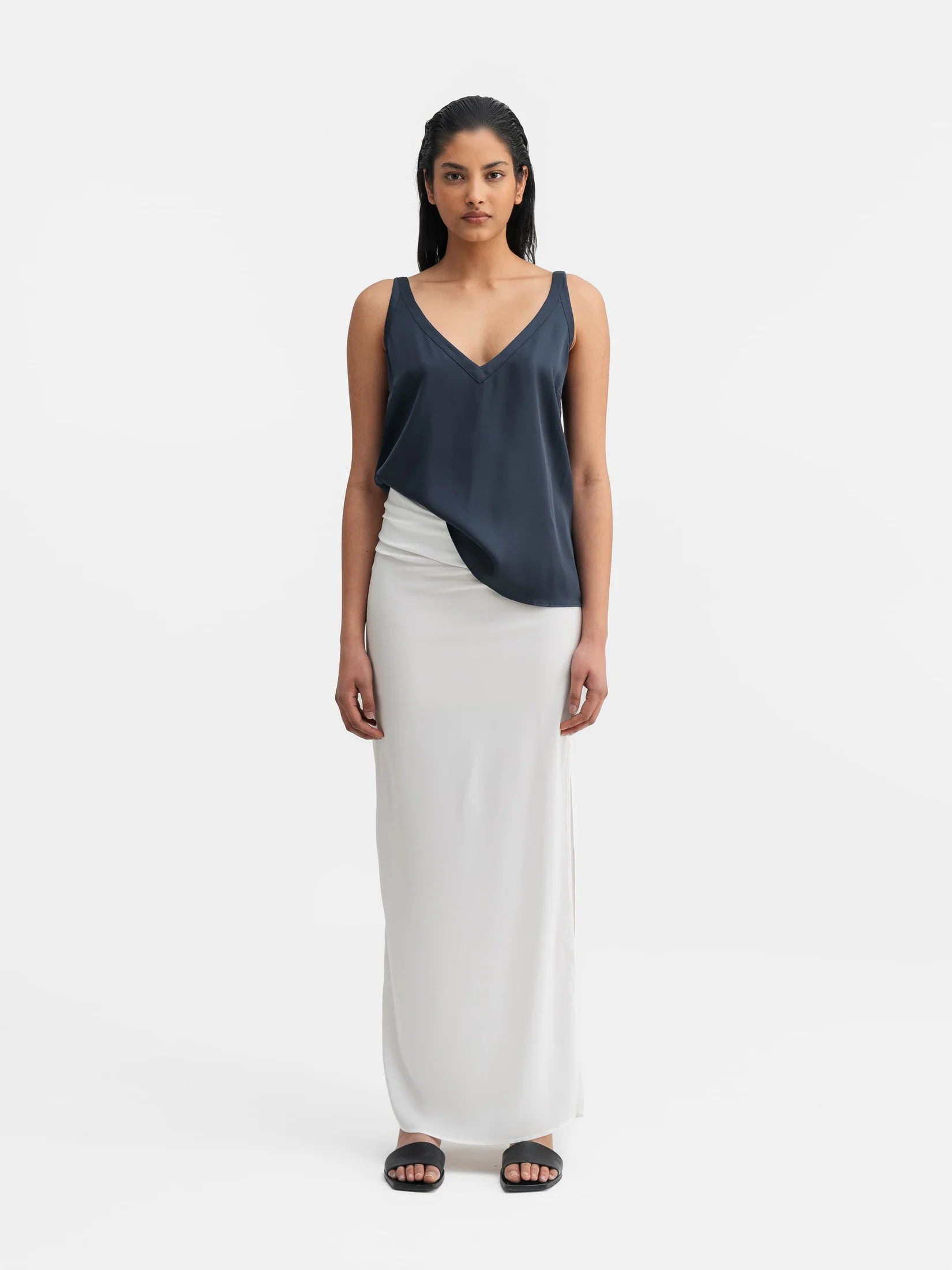 Ahlvar Gallery Shin Tanktop Blue Grey