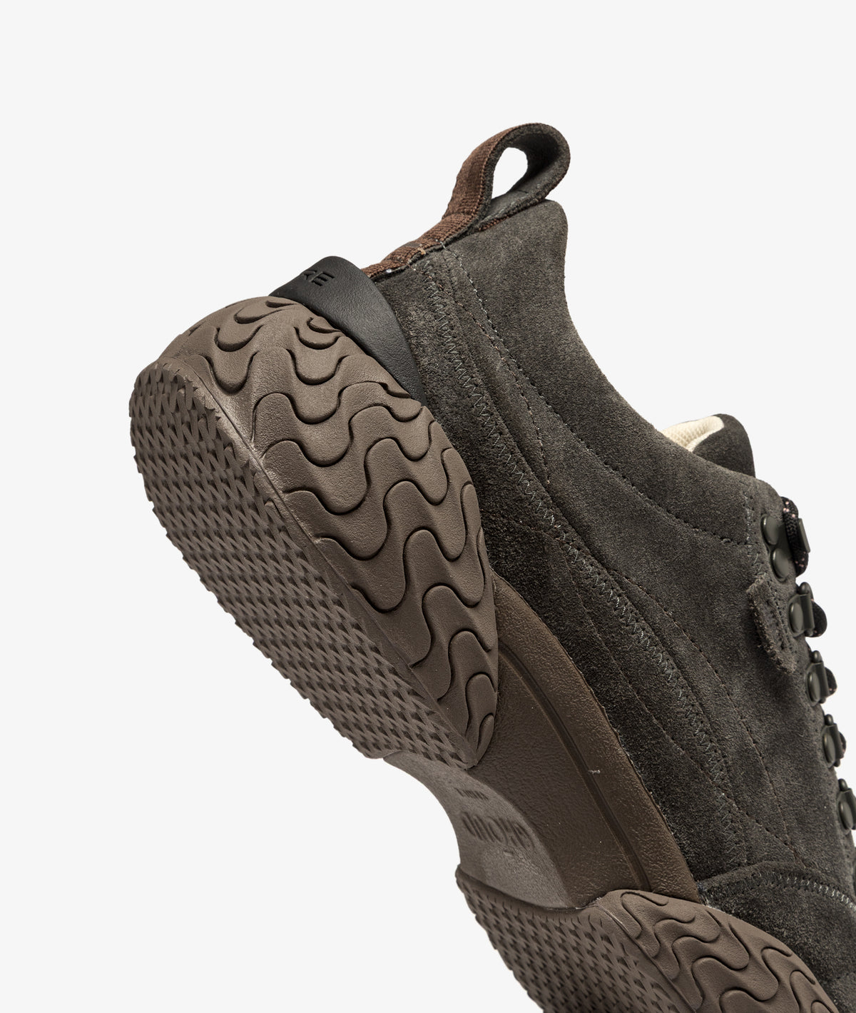 Ghôud Tyre Low/Wom Suede/Leather Asphalt/Cacao