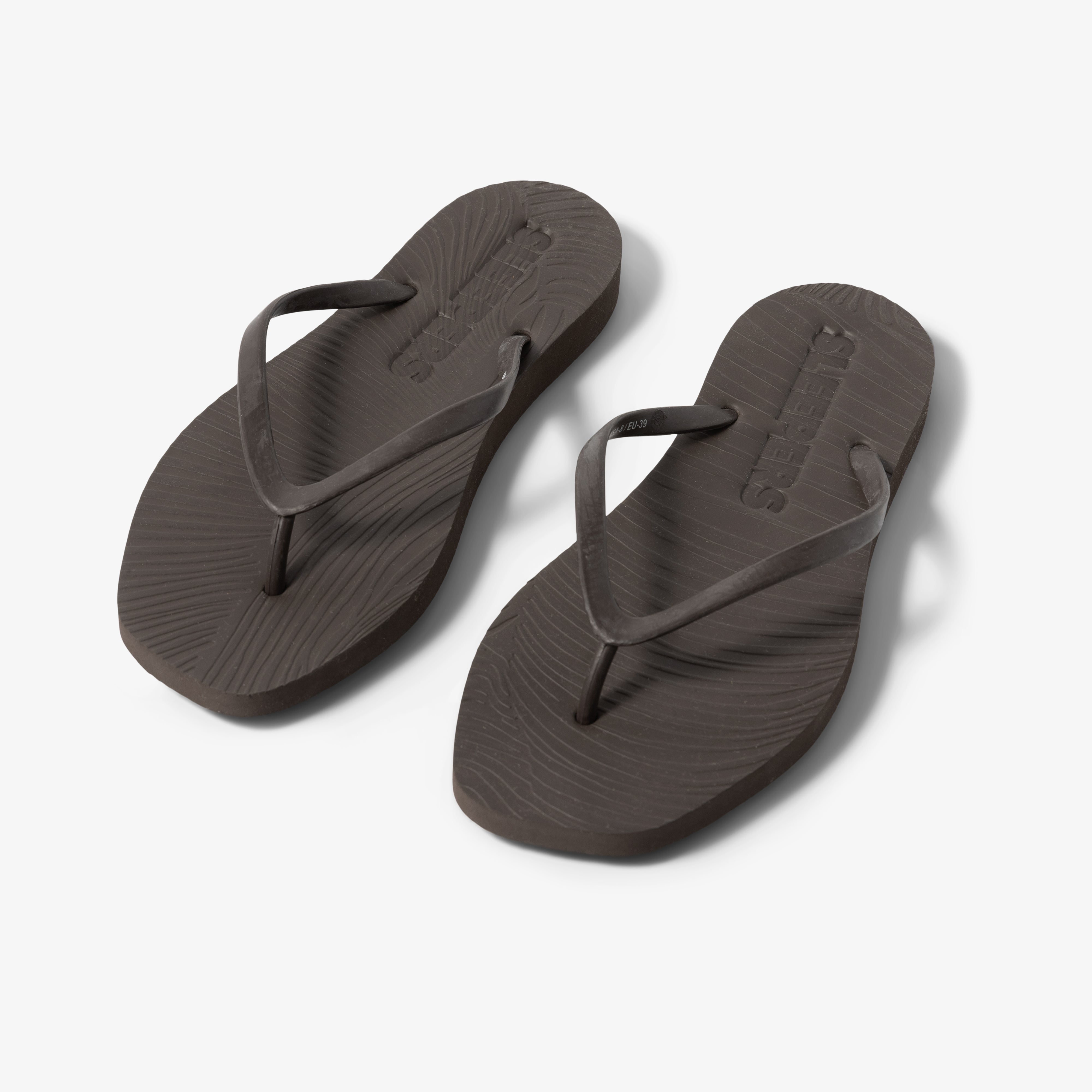 Sleepers Tapered Flip Flops Brown