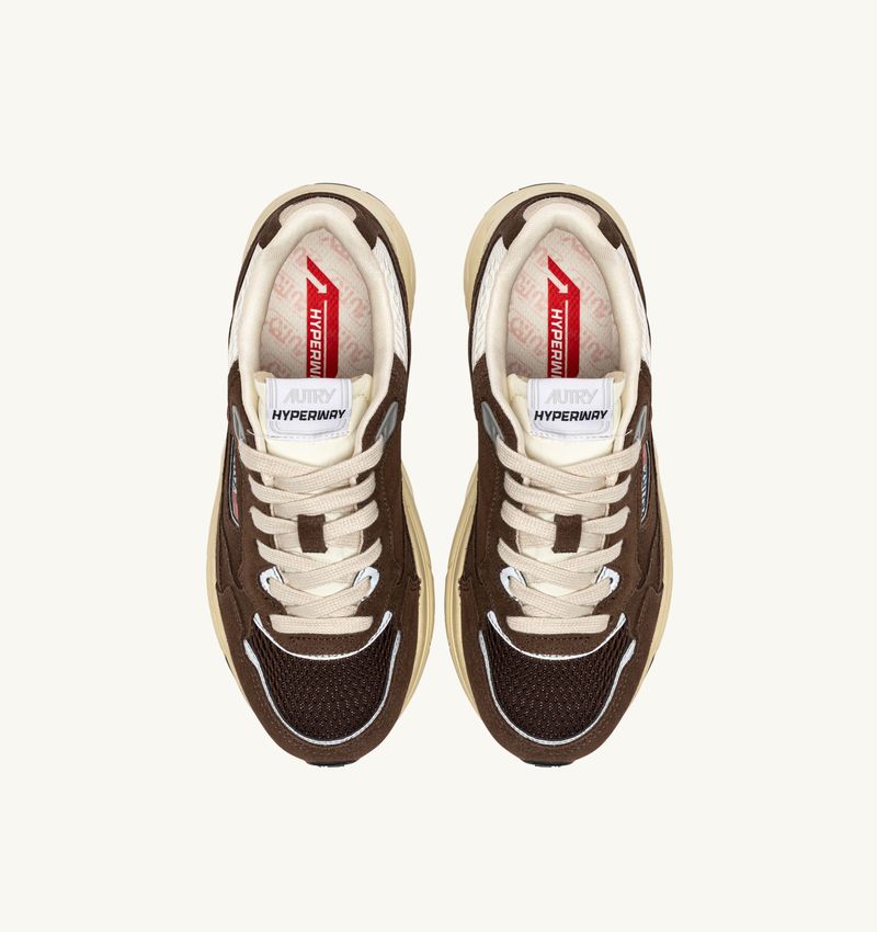 Autry Hyperway Ruskind Sneakers Suede/Mesh Cott/Marsh