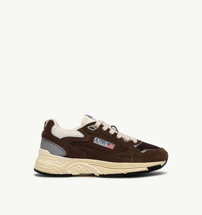 Autry Hyperway Ruskind Sneakers Suede/Mesh Cott/Marsh