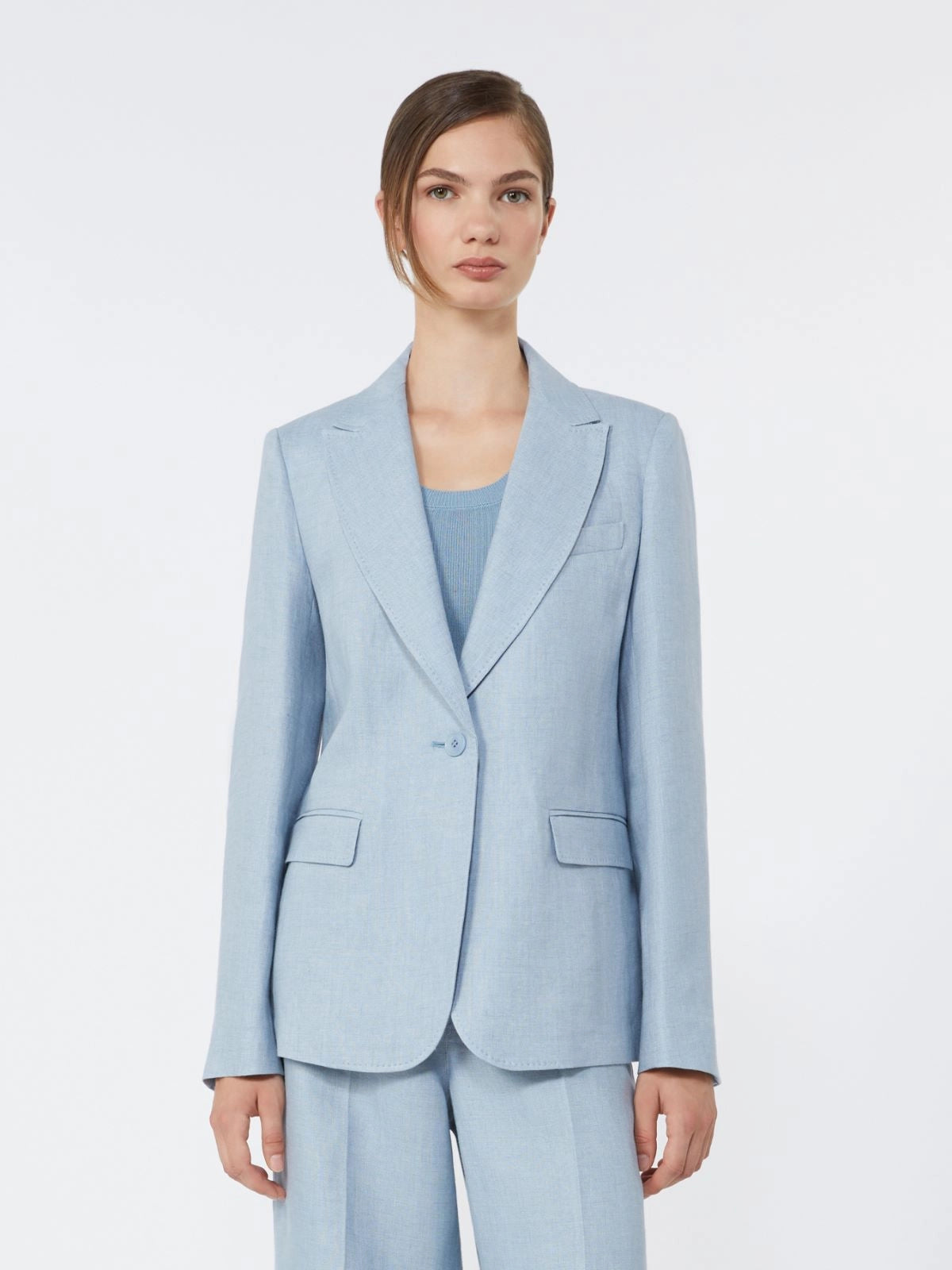 Max Mara Weekend Nalut Blazer Light Blue