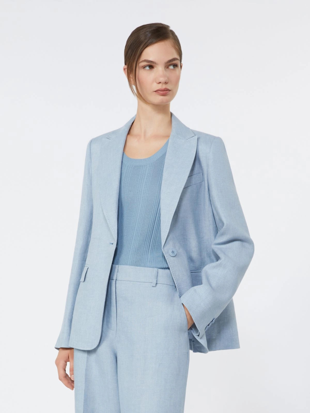 Max Mara Weekend Nalut Blazer Light Blue