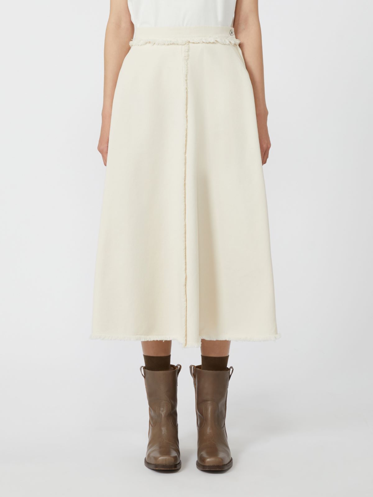 Max Mara Weekend Alvaro Nederdel Ecru