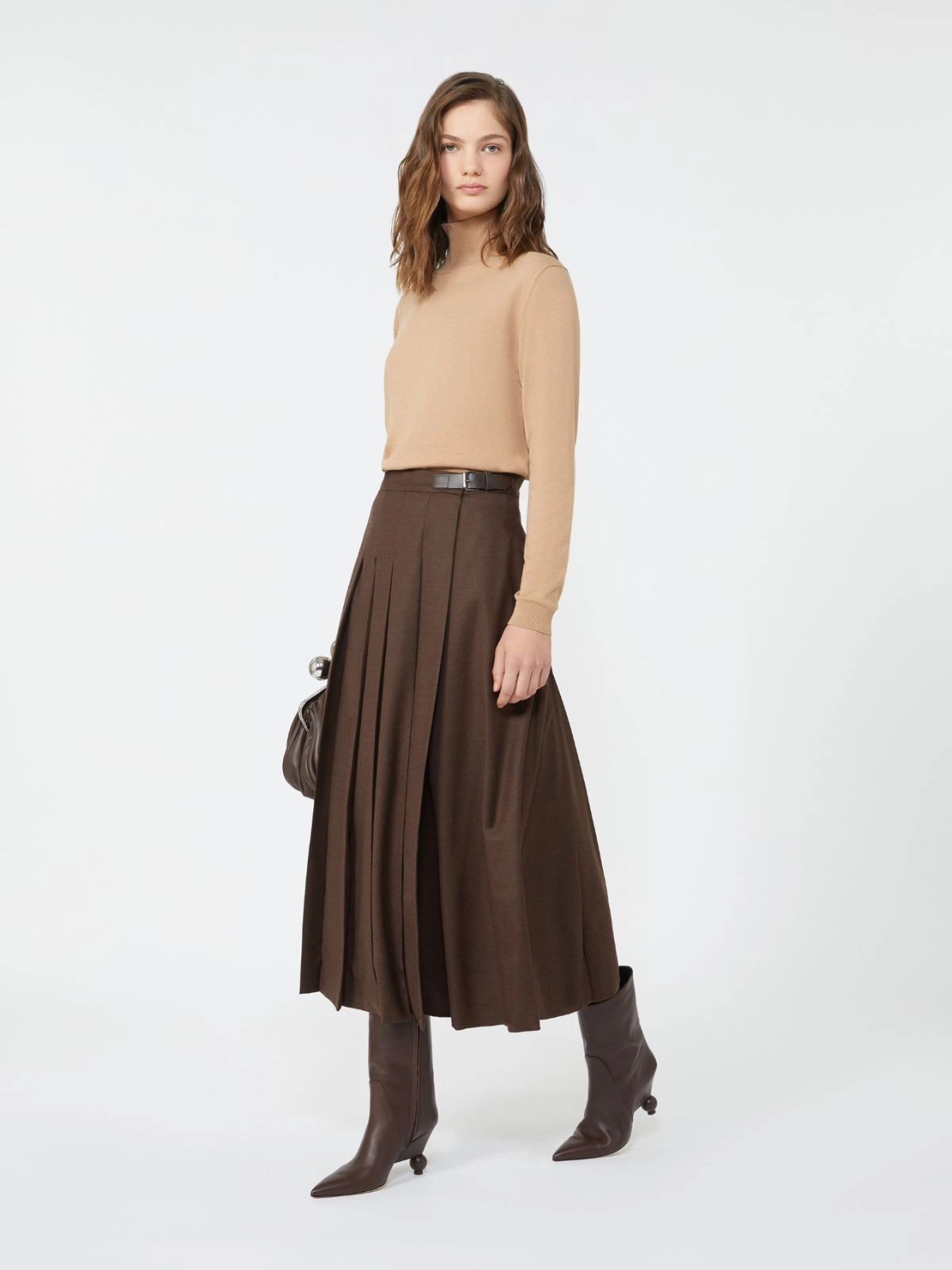 Max Mara Weekend Fastoso Uld Nederdel