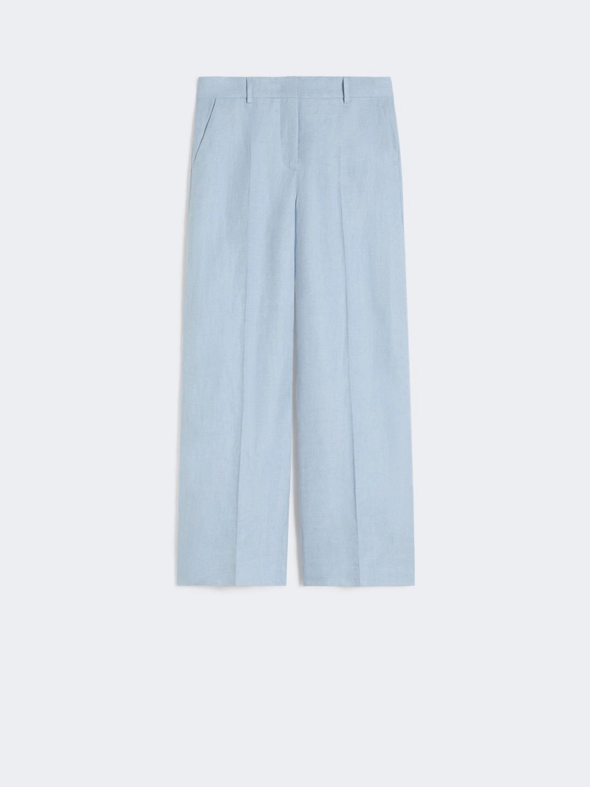 Max Mara Weekend Malizia Hør Bukser Light Blue