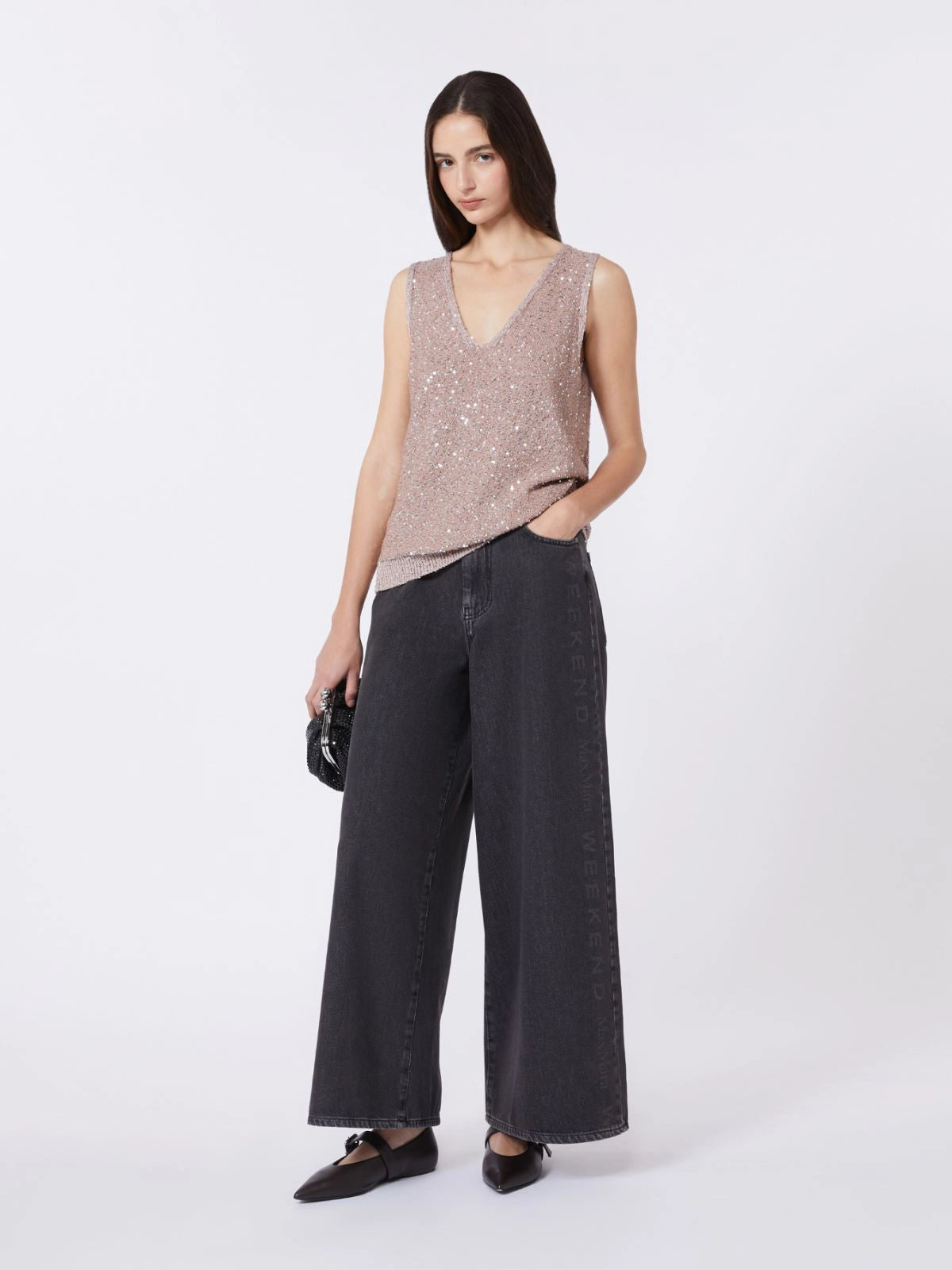 Max Mara Weekend Tempo Top Antique Rose