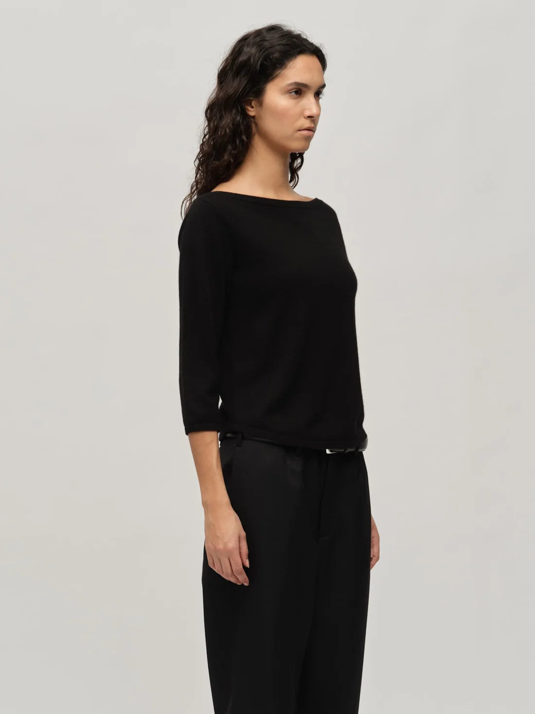 People's Republic of Cashmere Boat Neck Black