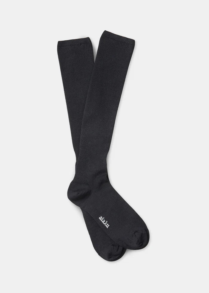 Aiayu Wool Knee Socks