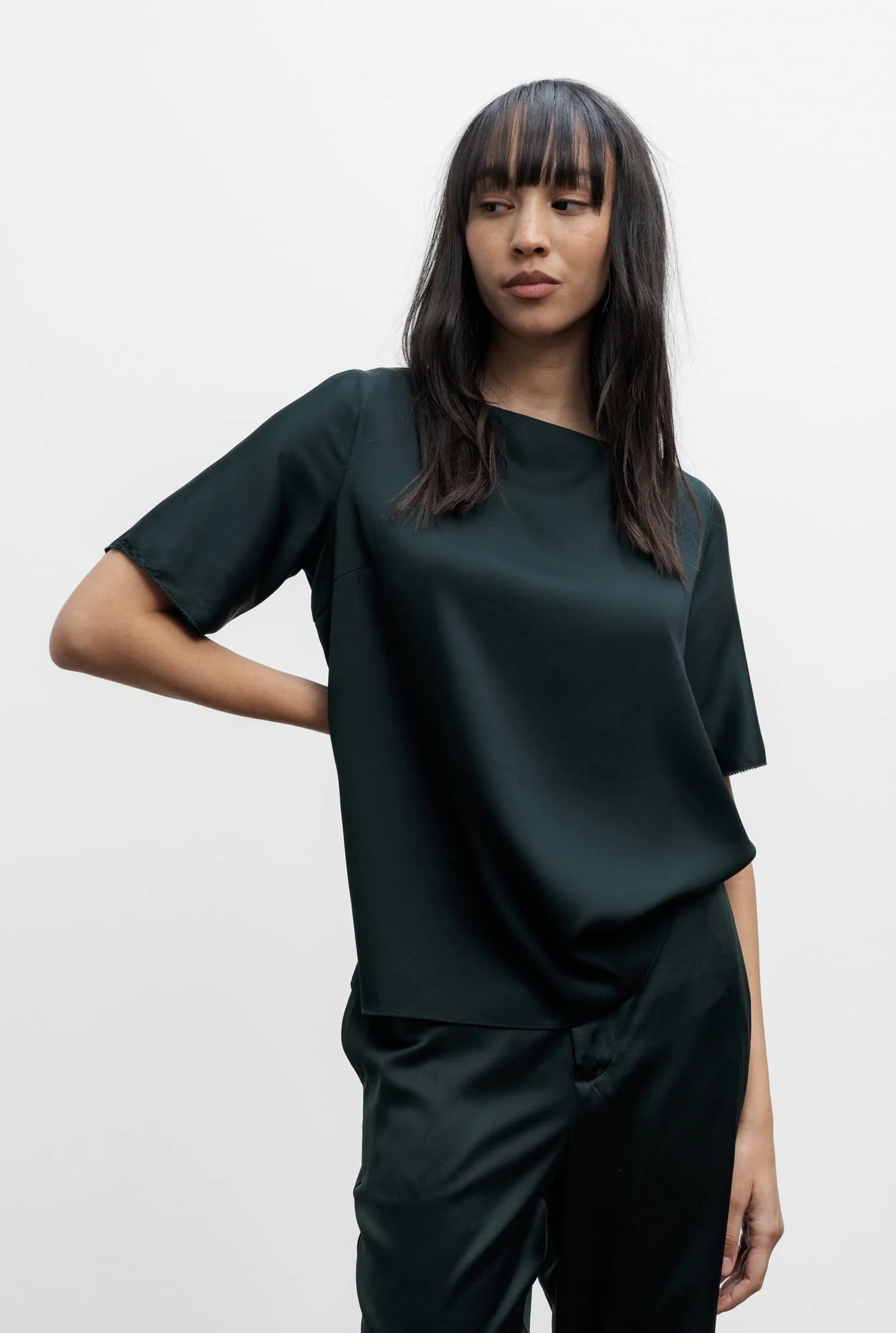 Ahlvar Gallery Yoli Bluse Deep Forest