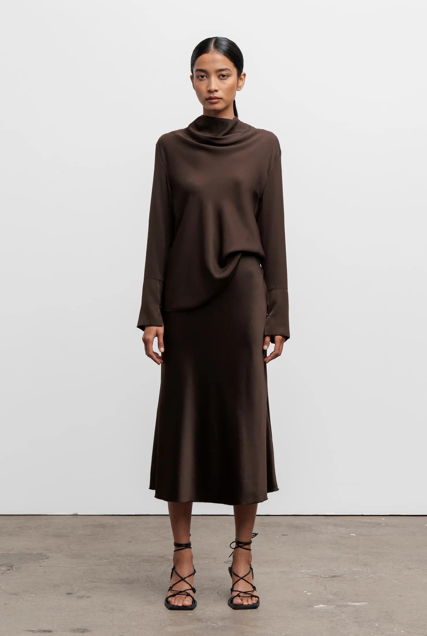 Ahlvar Gallery Hana Nederdel Dark Brown