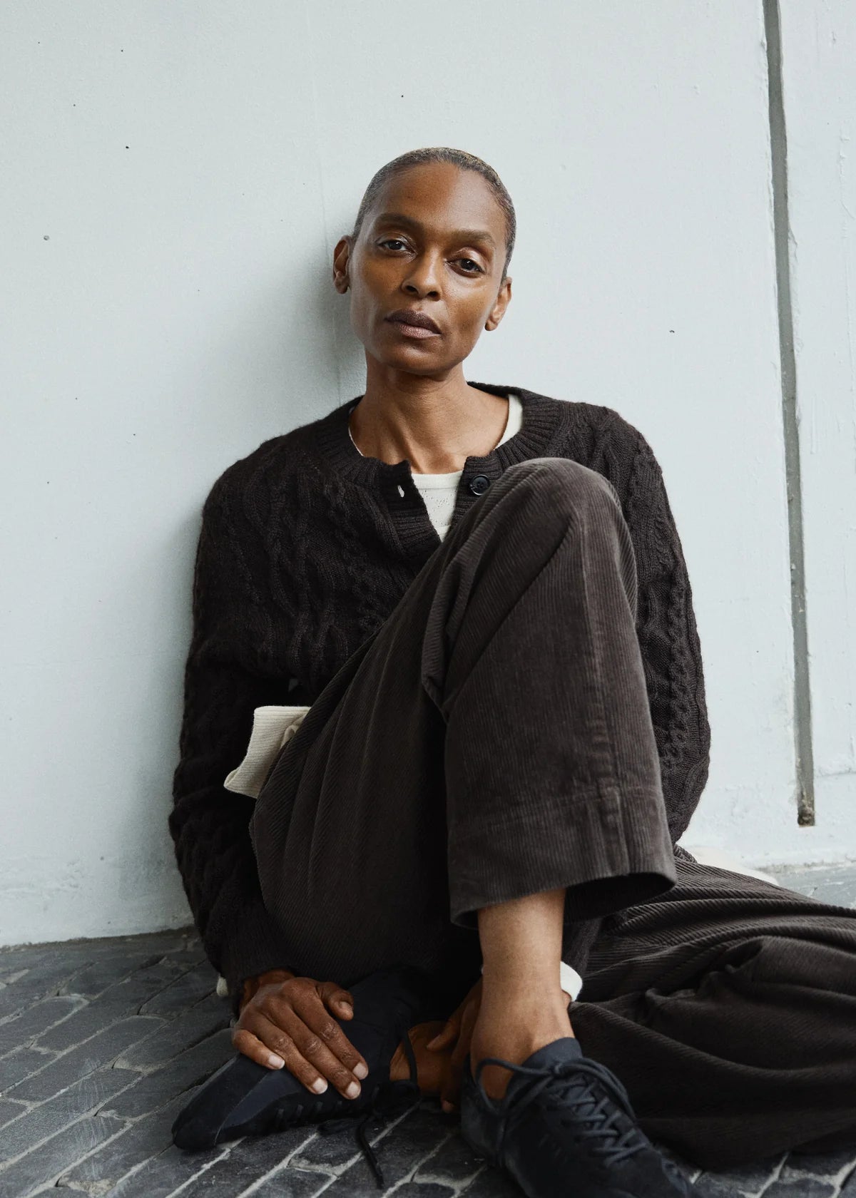 Aiayu Pala Cardigan Pure Dark Brown