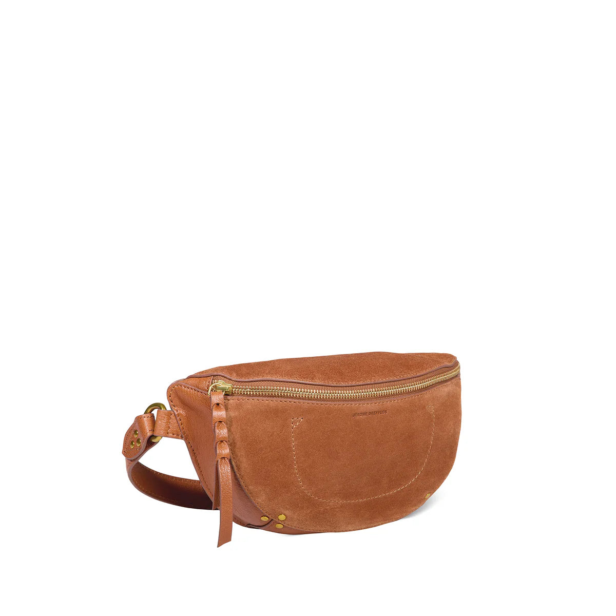 Jerome Dreyfuss Lino Banane Split Suede Caramel