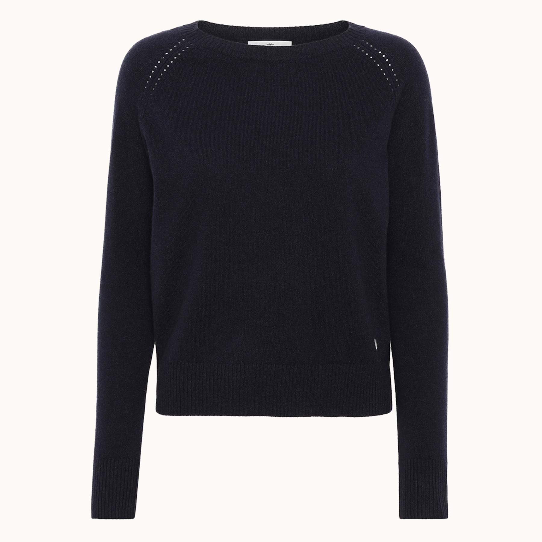 WUTH Pearl Cashmere Sweater Navy