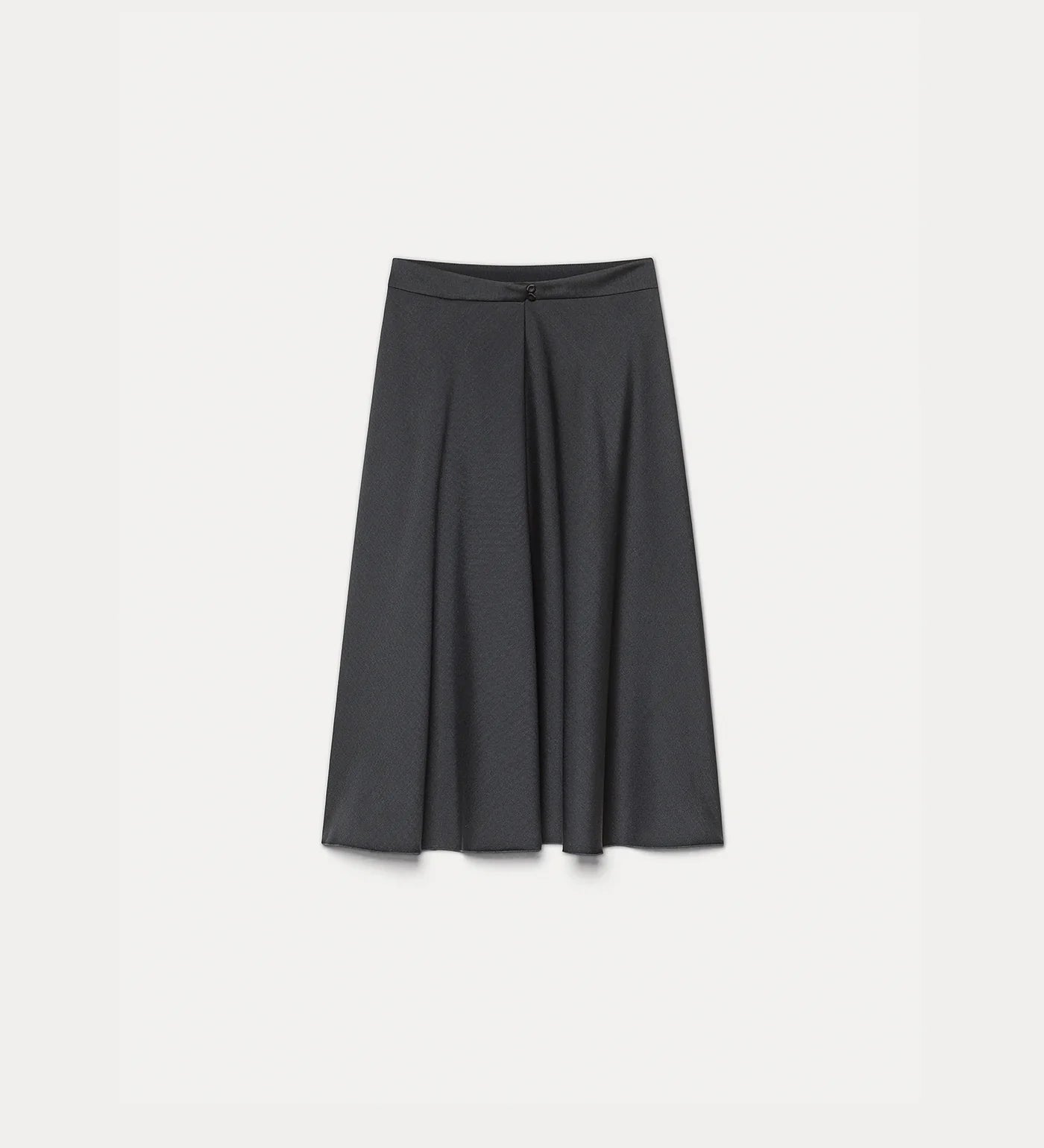 Forte Forte 15026 Grain de poudre midi skirt sort