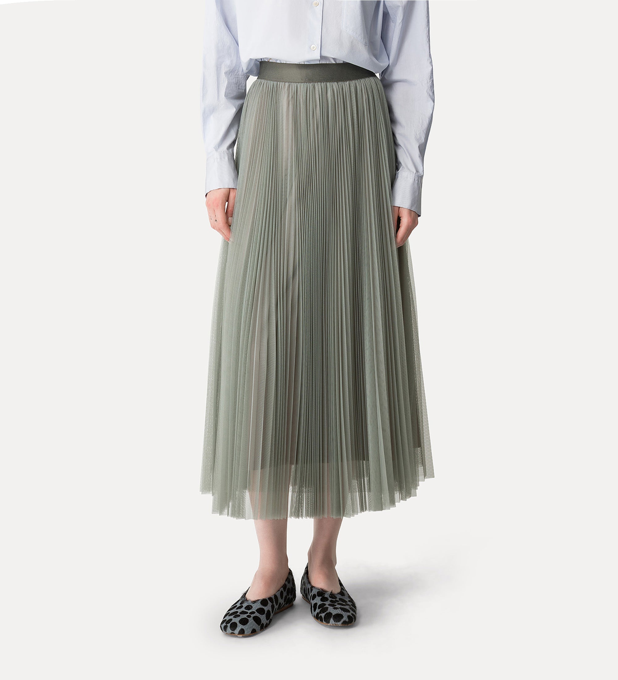 Forte Forte 14396 Tulle Skirt Stone