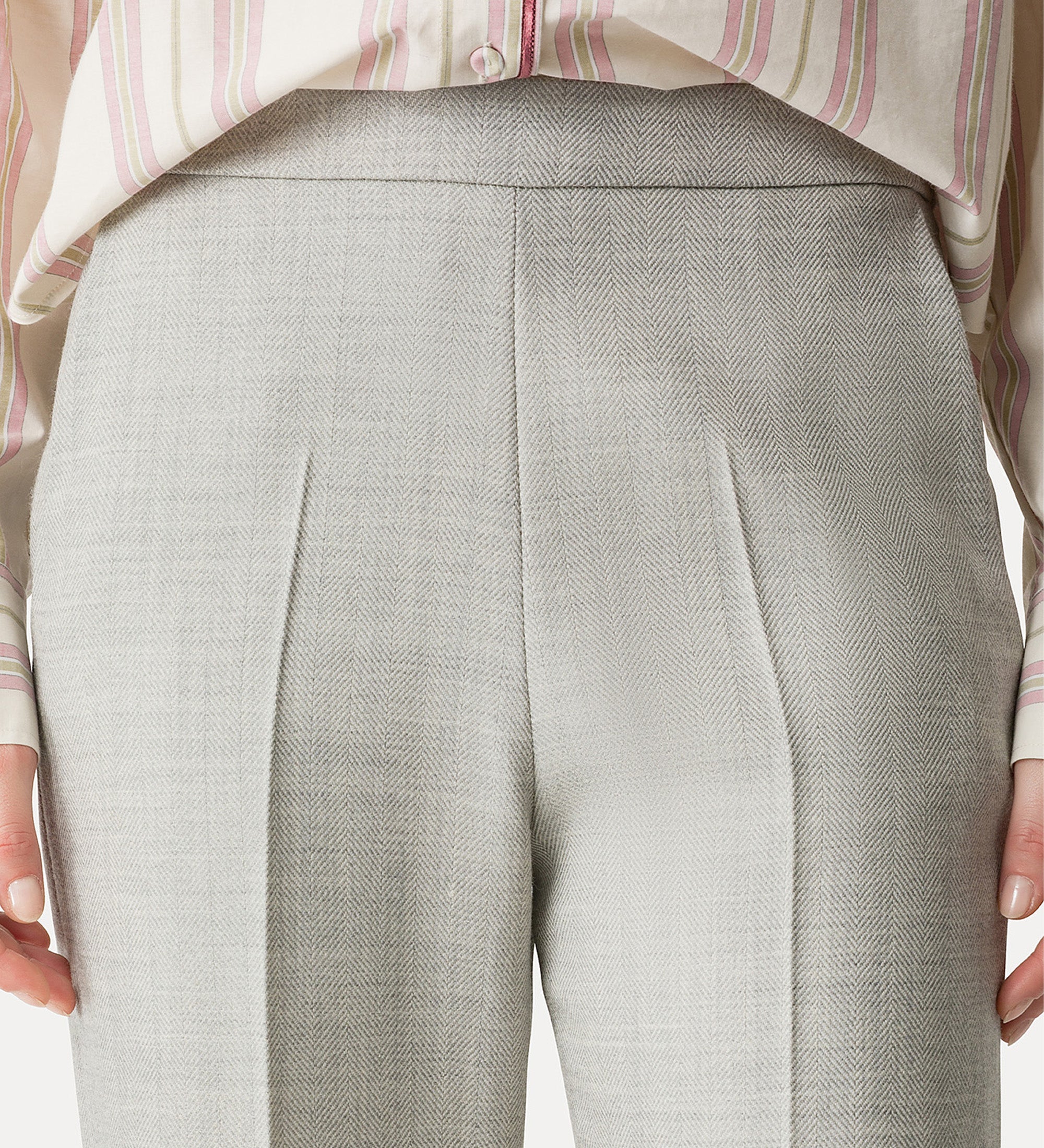 Forte Forte 14323 New Wool Pants Pearl