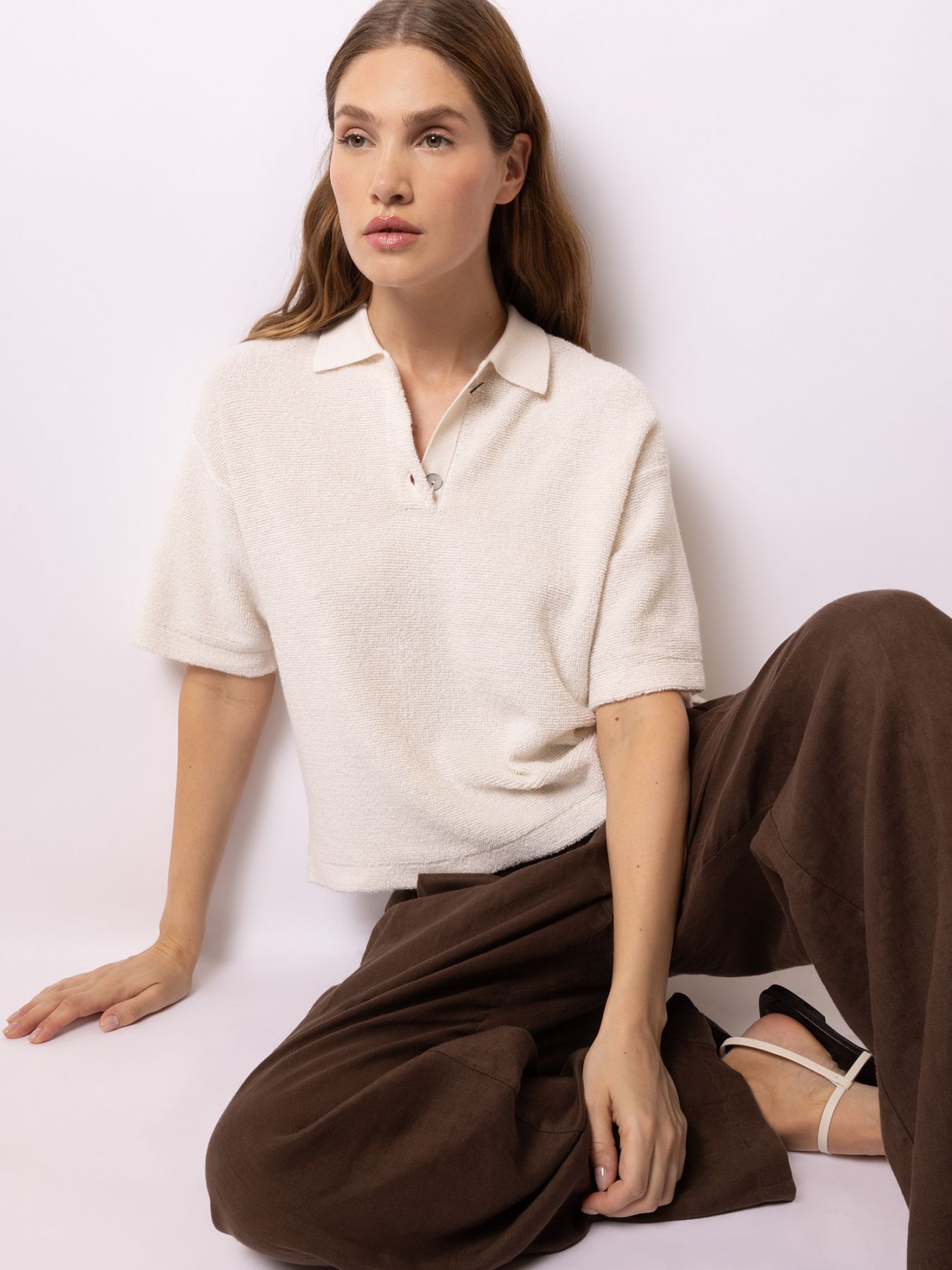 FTC Cashmere Frottéstrik Polo