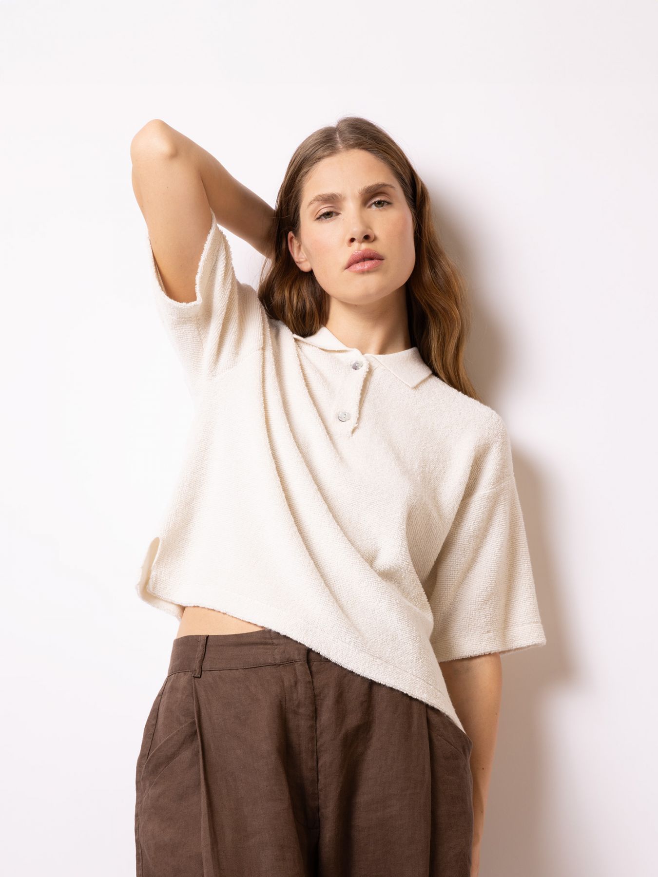 FTC Cashmere Frottéstrik Polo
