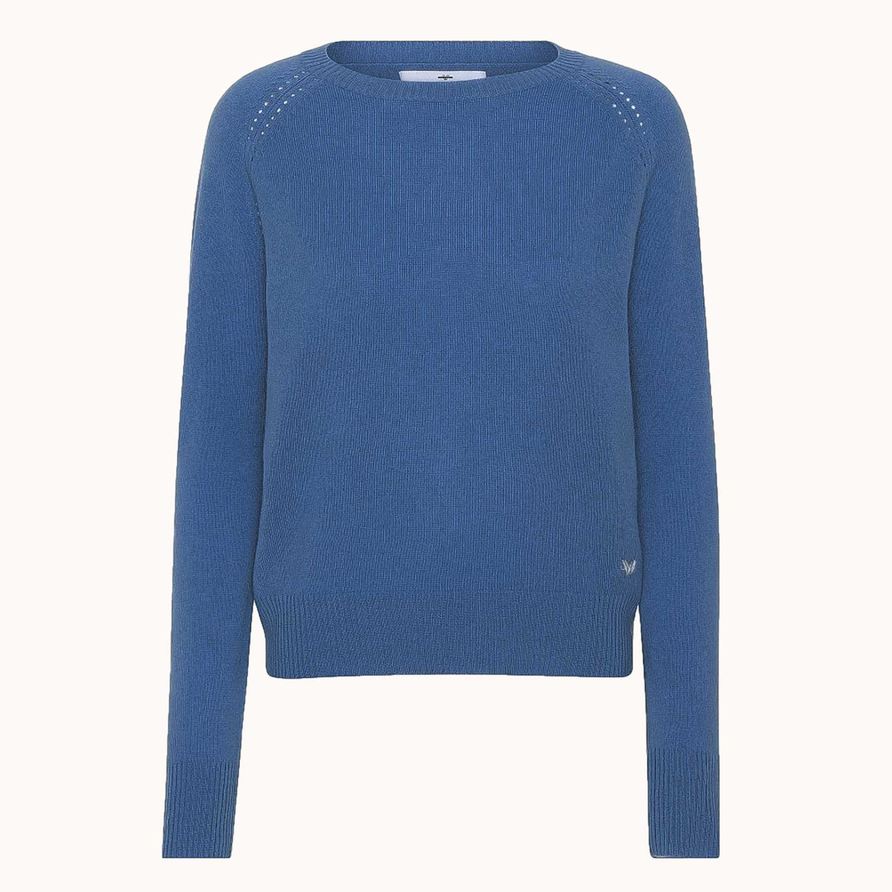 WUTH Pearl Cashmere Sweater Sea Blue