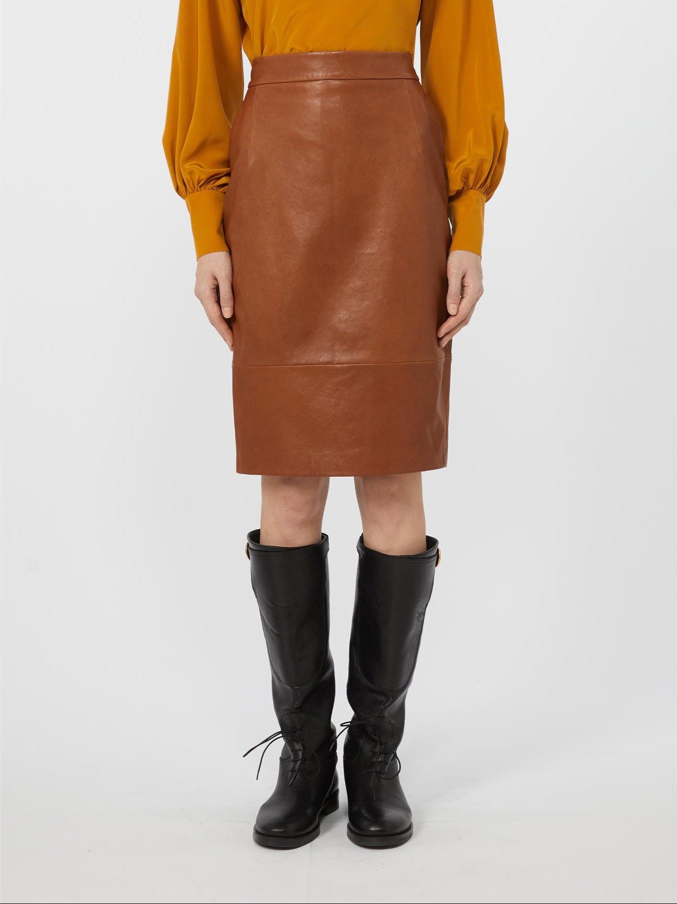 Max Mara Weekend Papaile Skind Nederdel