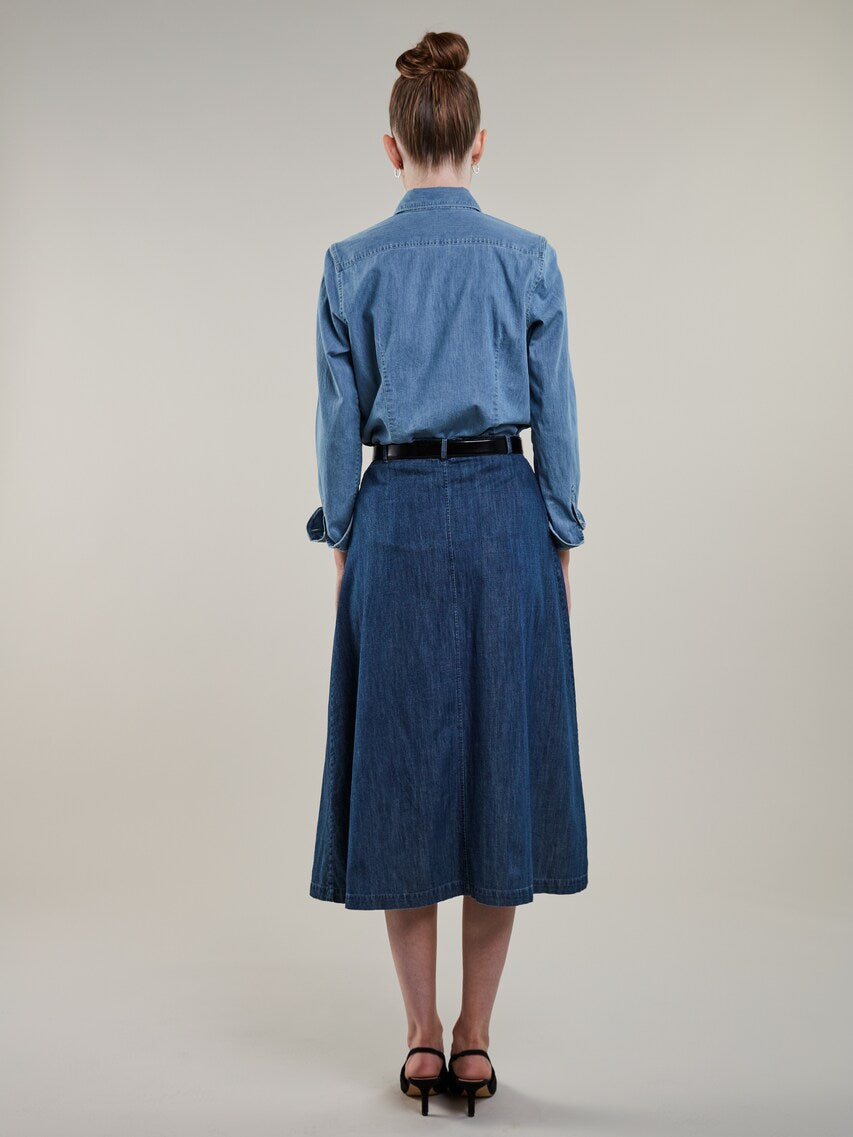 Stenströms Heidi Denim Nederdel Blå