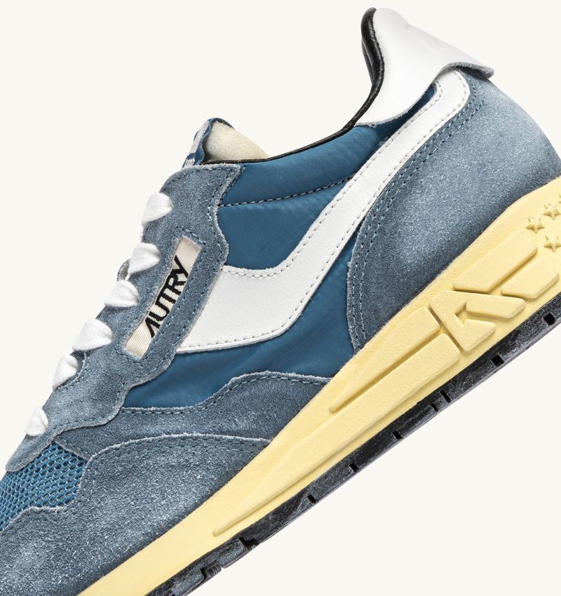 Autry Reelwind Ruskind Sneakers Suede/Nylon Sky/White.