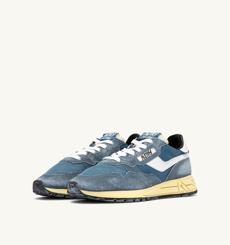 Autry Reelwind Ruskind Sneakers Suede/Nylon Sky/White.
