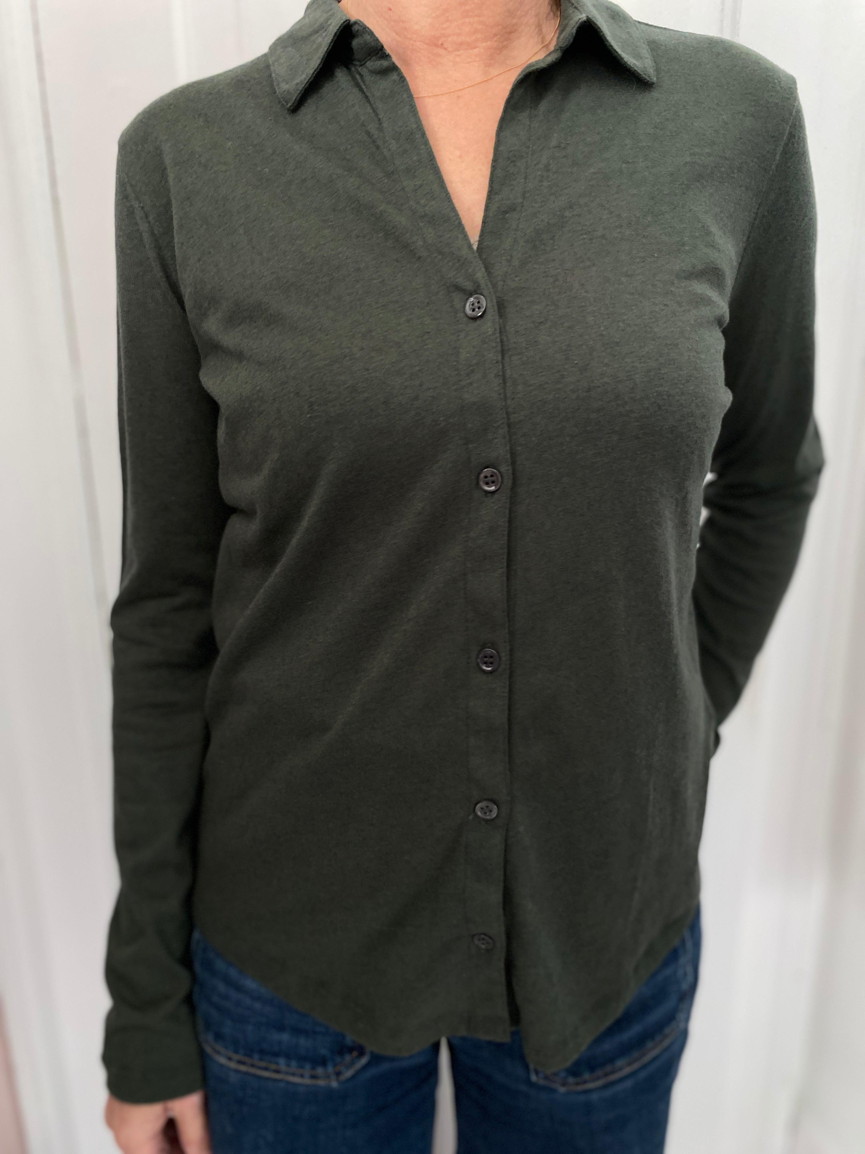 Majestic Filatures Bomuld/Cashmere Skjorte