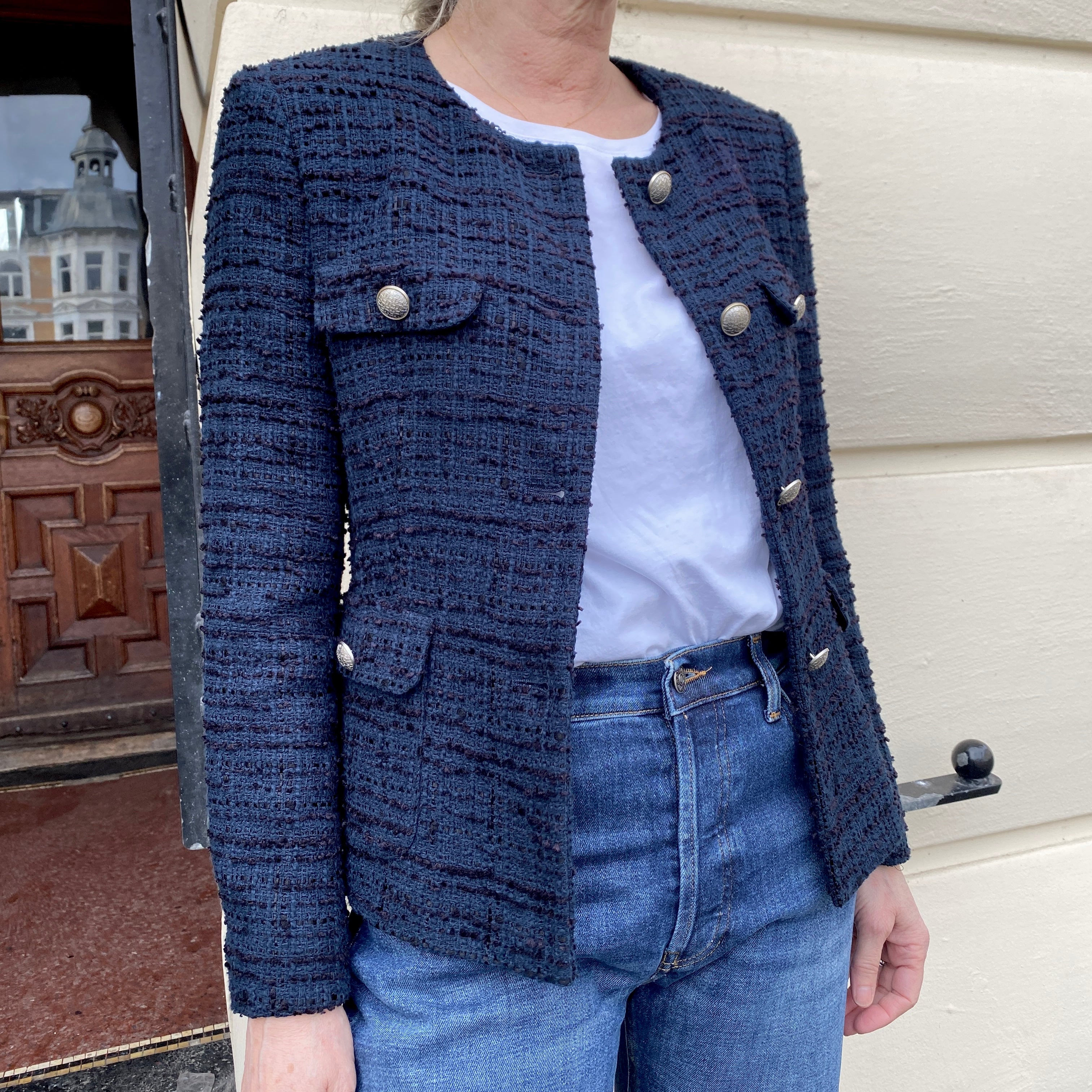 Tagliatore Jodie Jakke Blå
