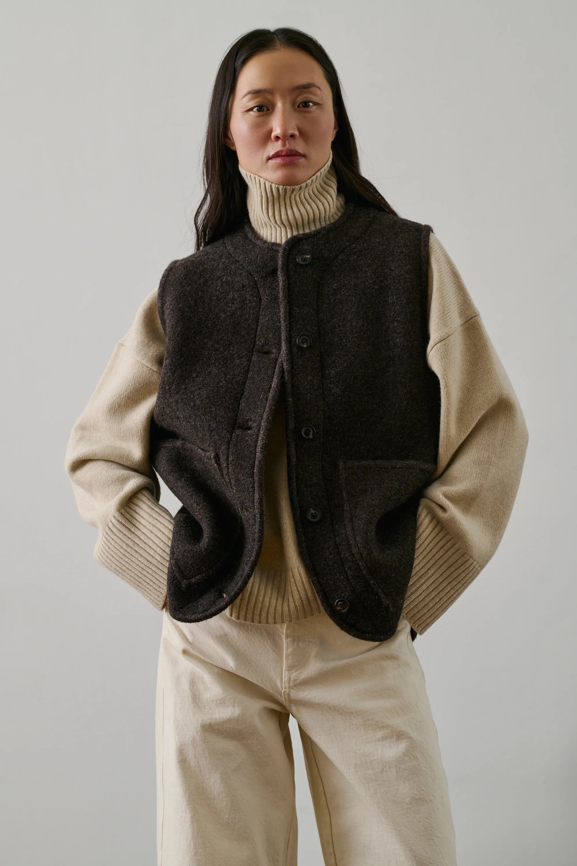 Soeur Chicago Vest Brun