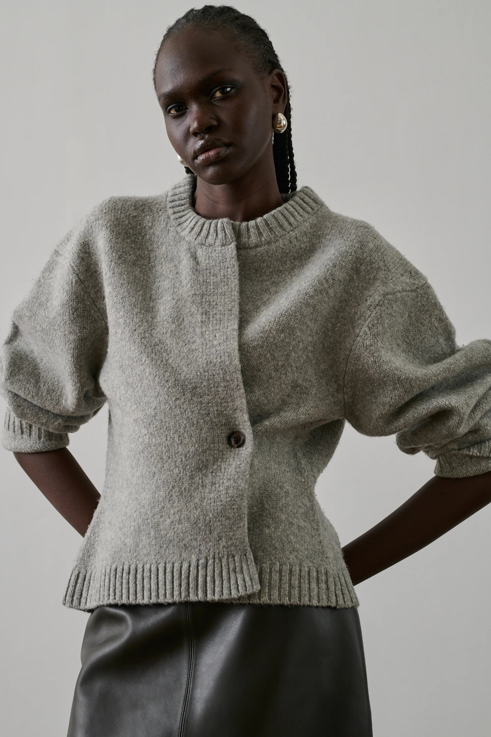 Soeur Galileo Cardigan Lysegrå