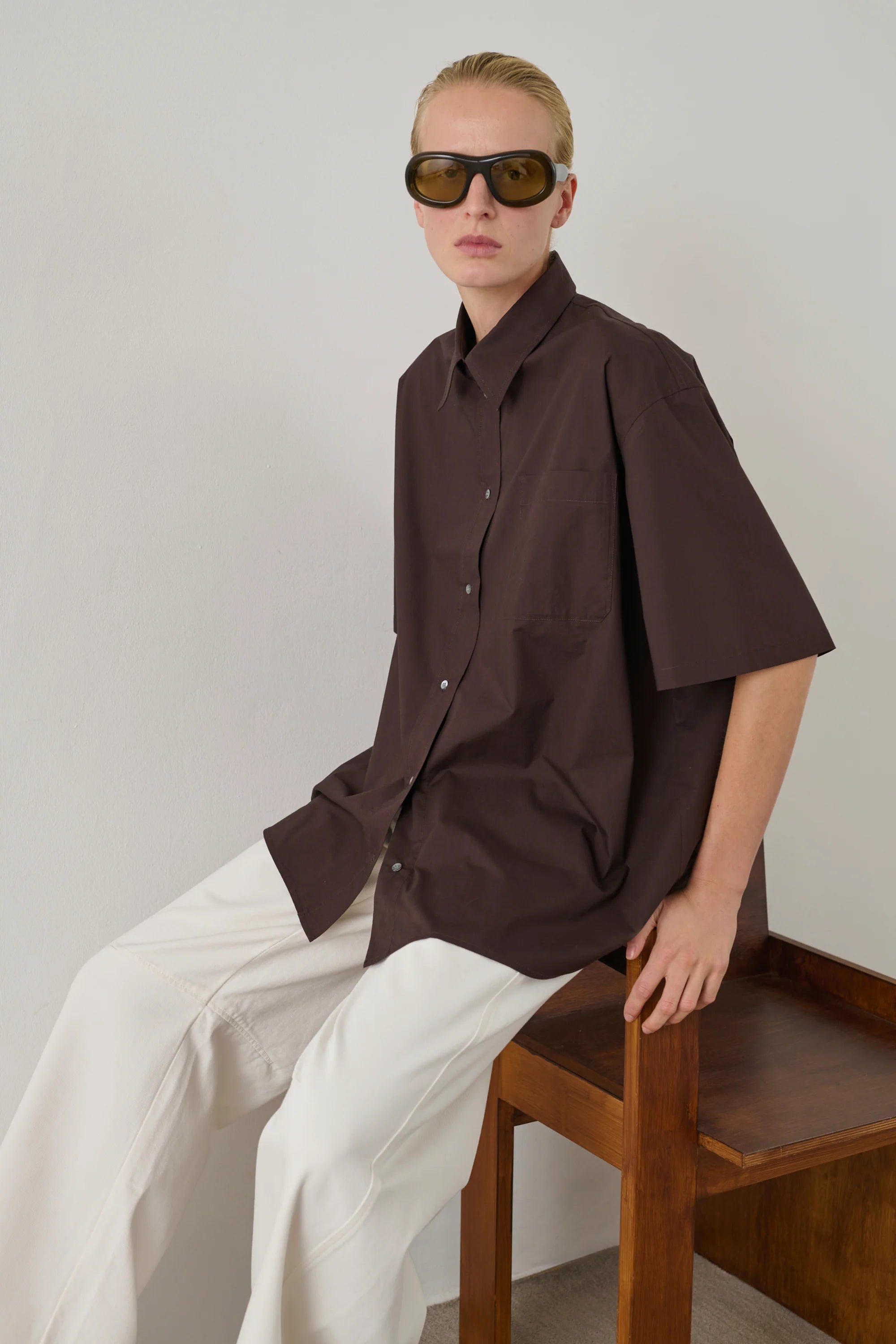 Soeur Bobbie skjorte mørkebrun