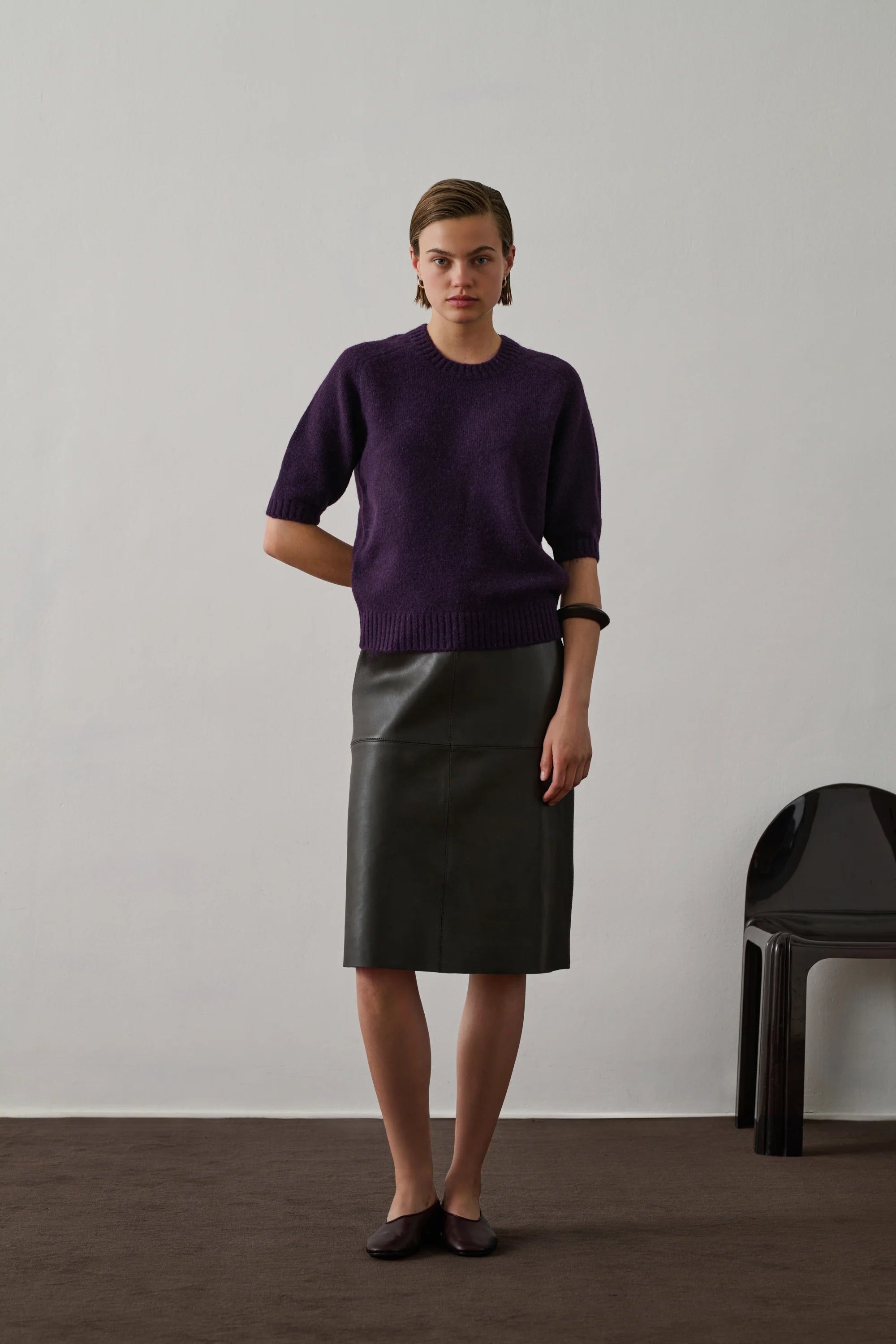 Soeur Betina Kortærmet Sweater Violet