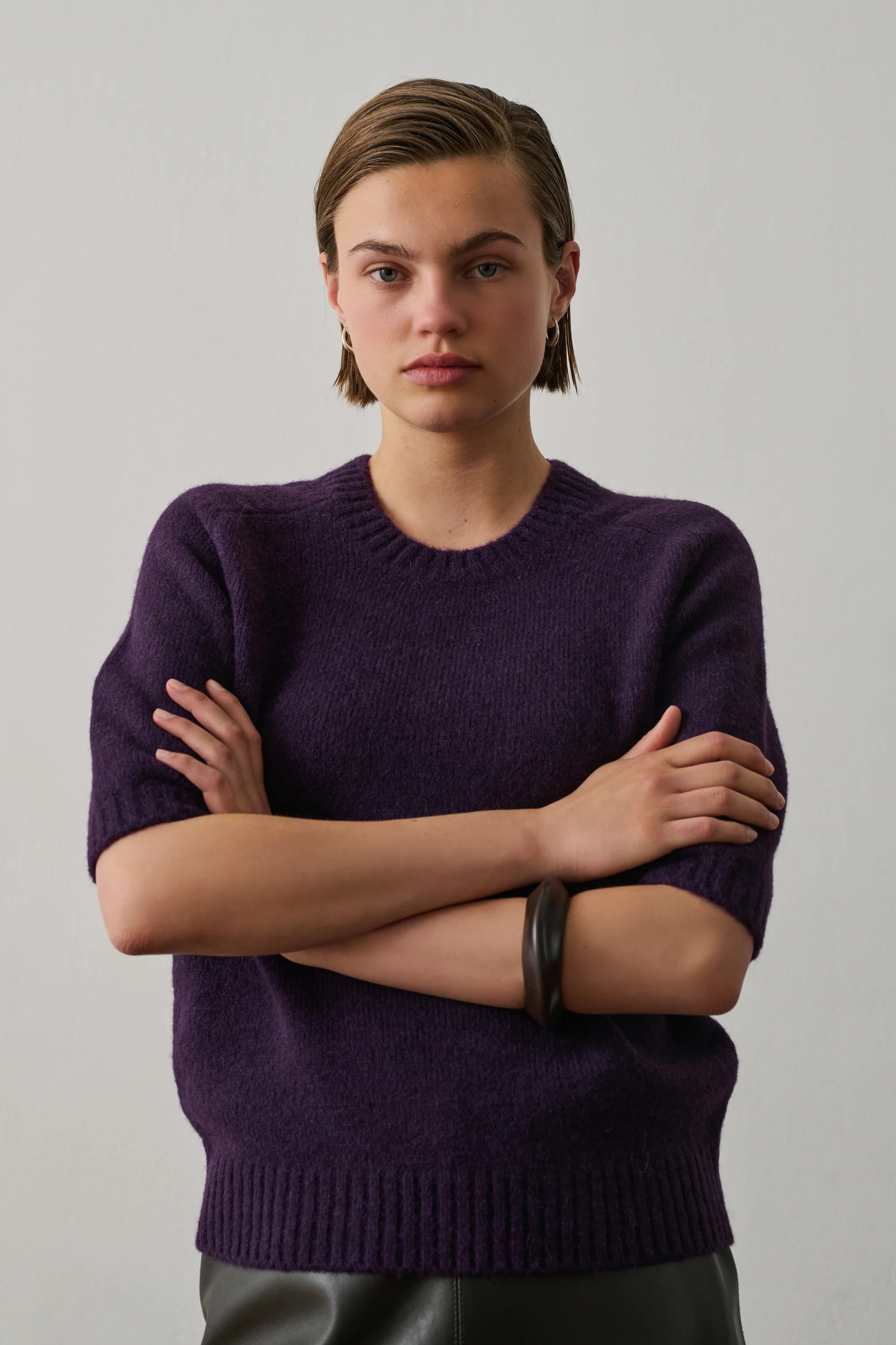 Soeur Betina Kortærmet Sweater Violet