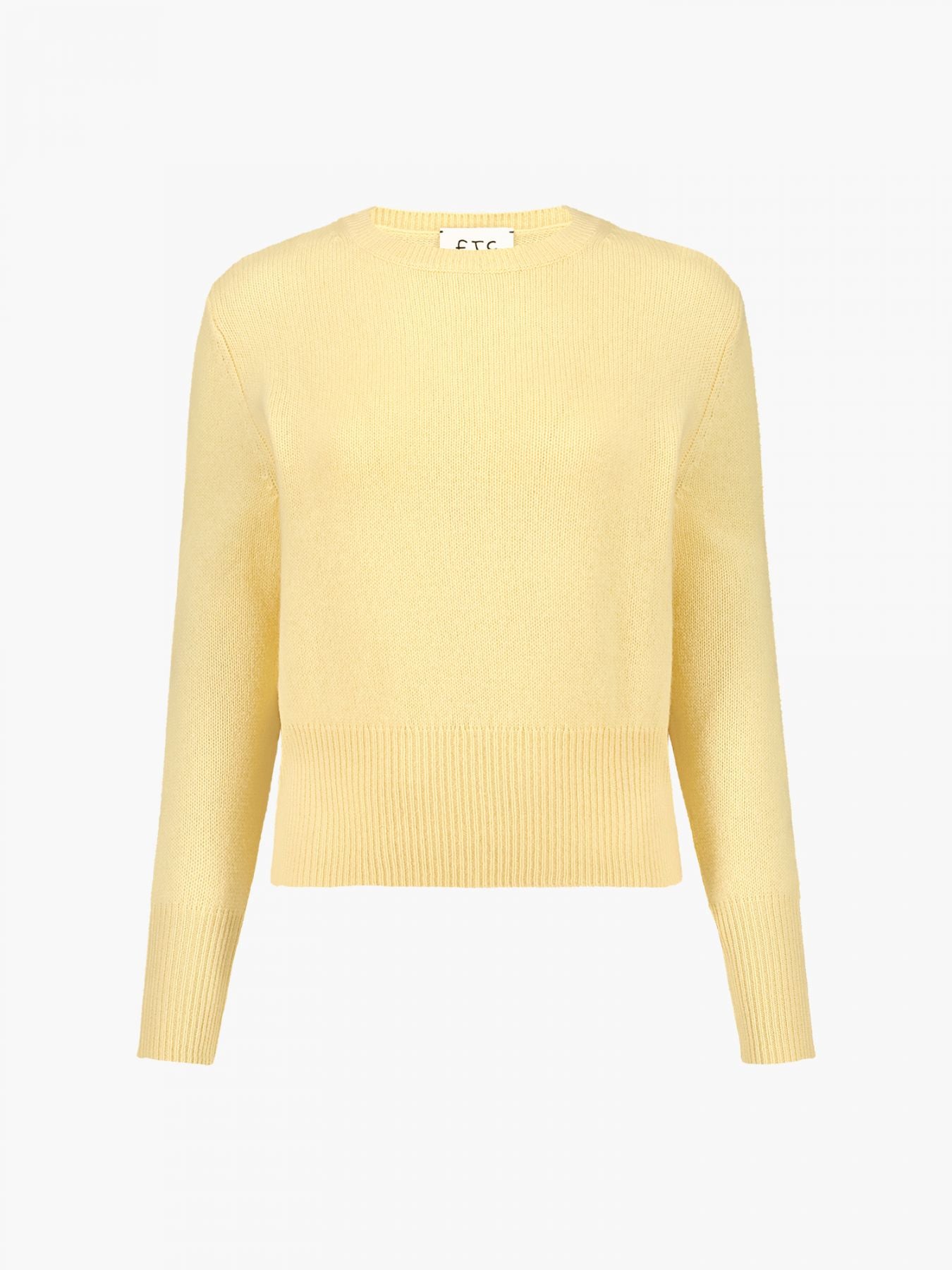 FTC Cashmere Bådhals Sweater Vanilla