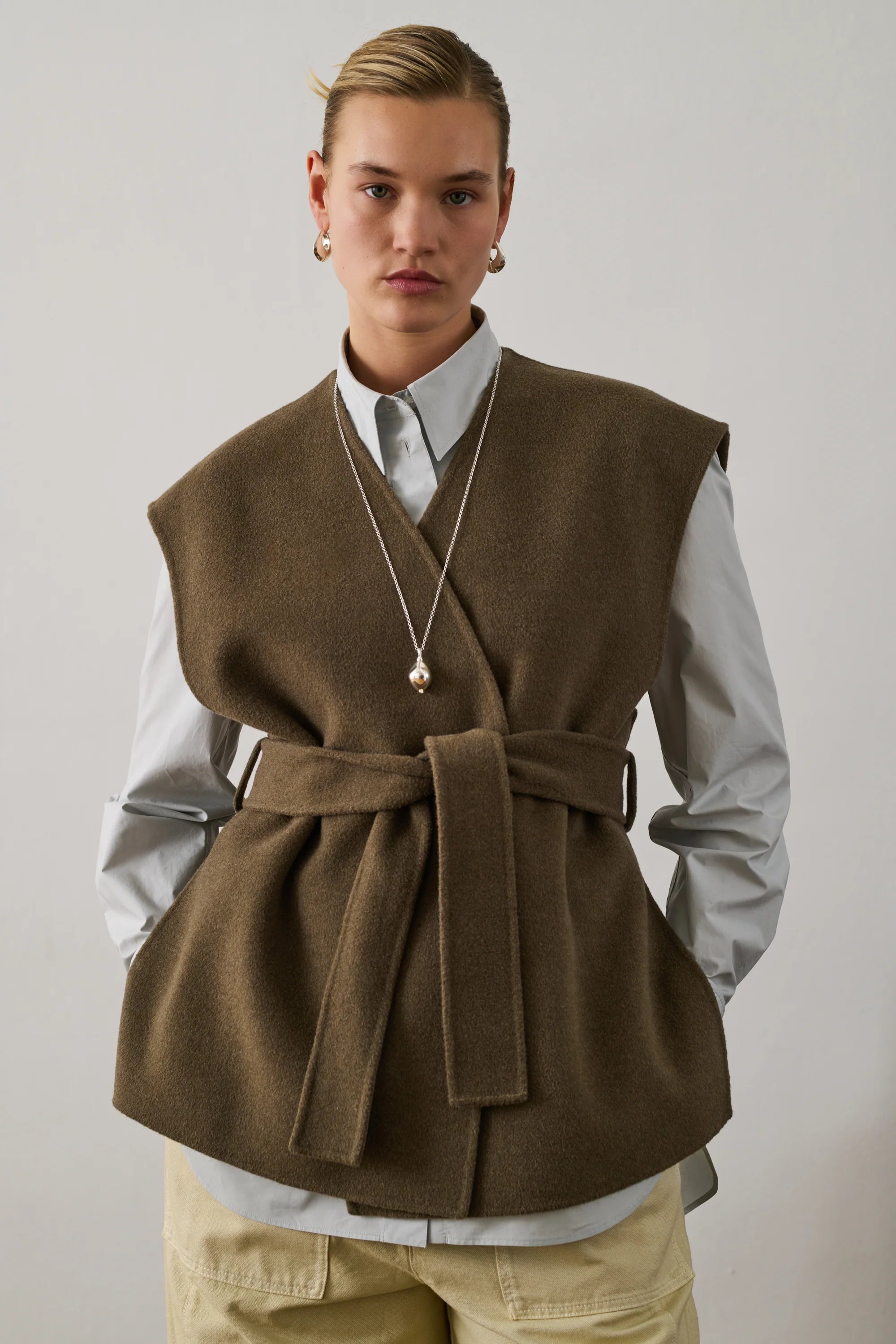 Soeur Evasion Vest Beige/Grå