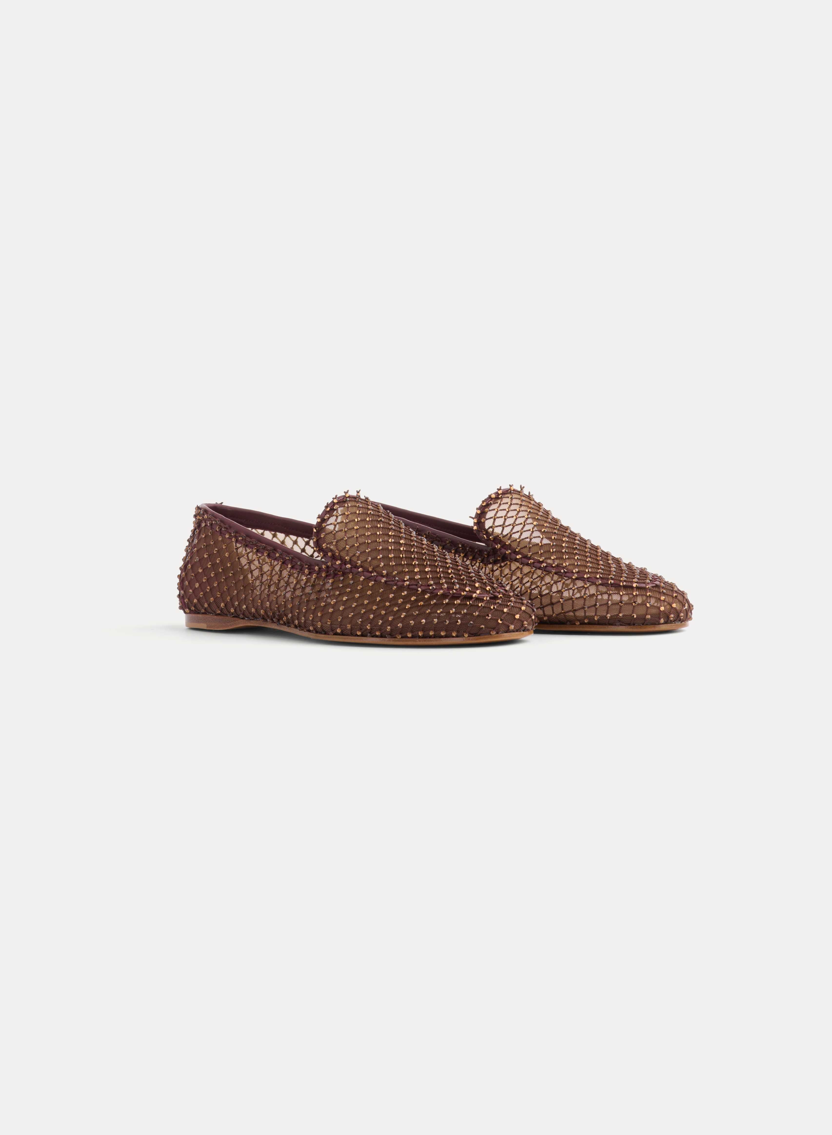 Forte Forte 14716 Mesh Loafers w. Diamanté Detailing