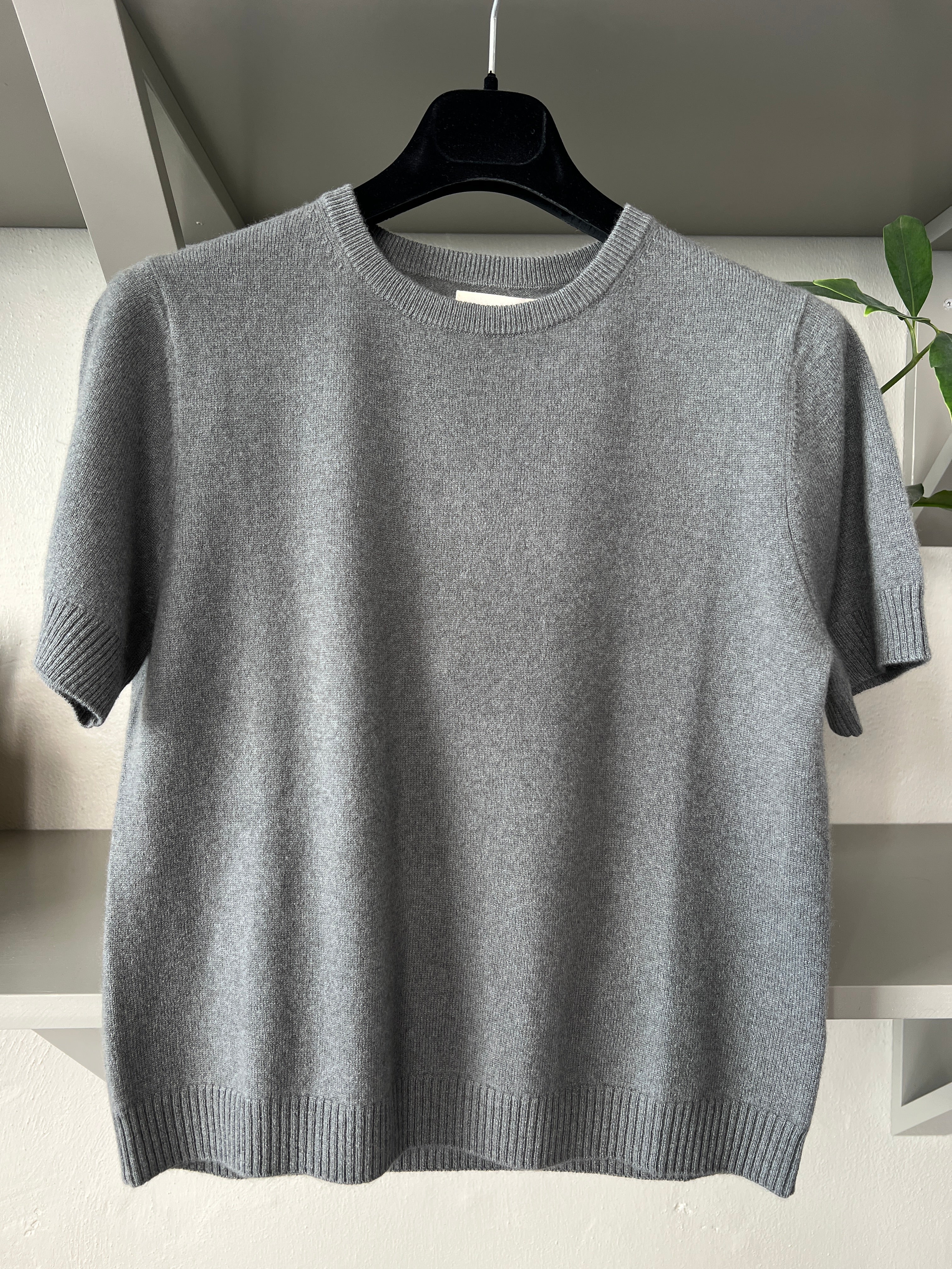 People's Republic of Cashmere Blouse Solid Grey