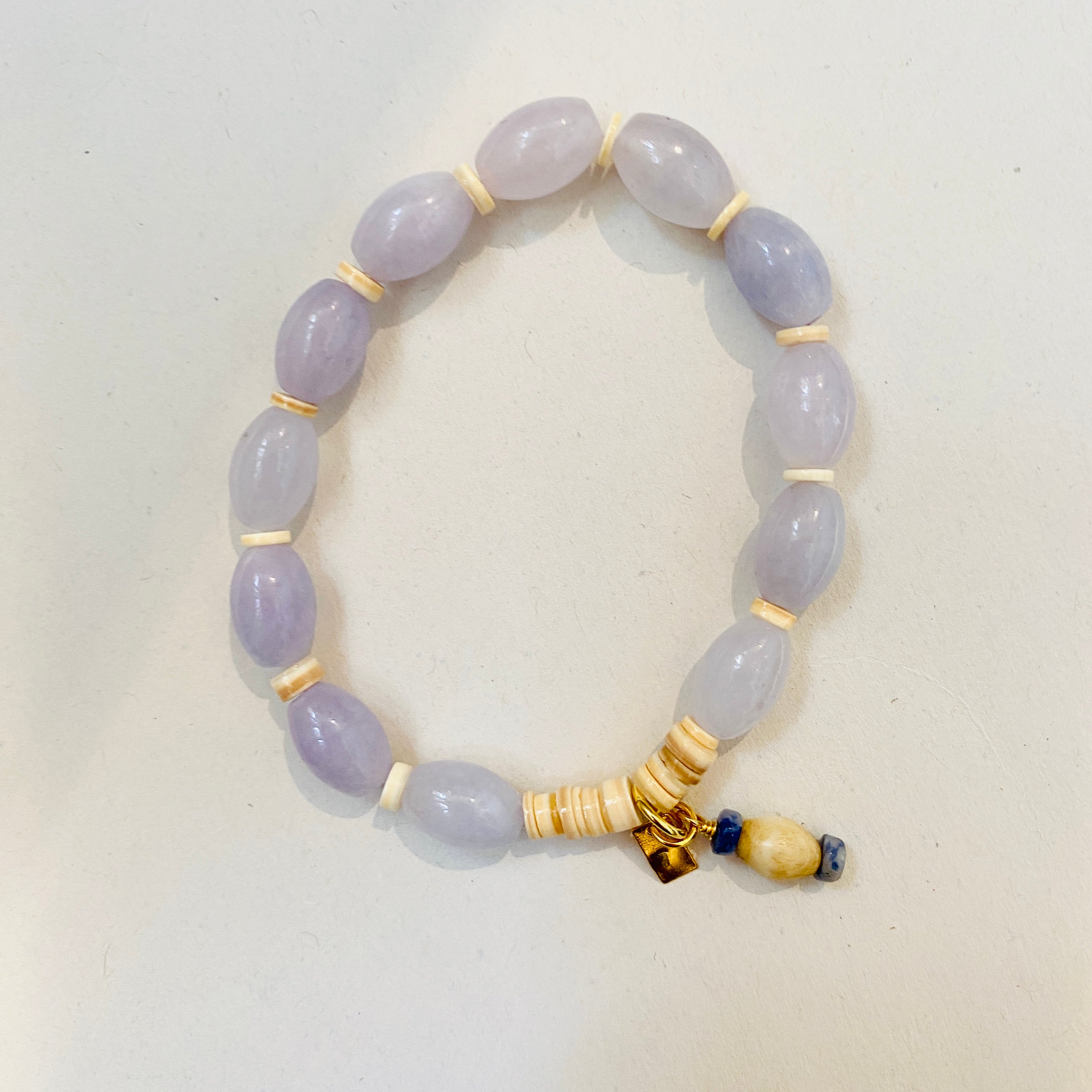 Limkilde Armbånd Lavendel Perler