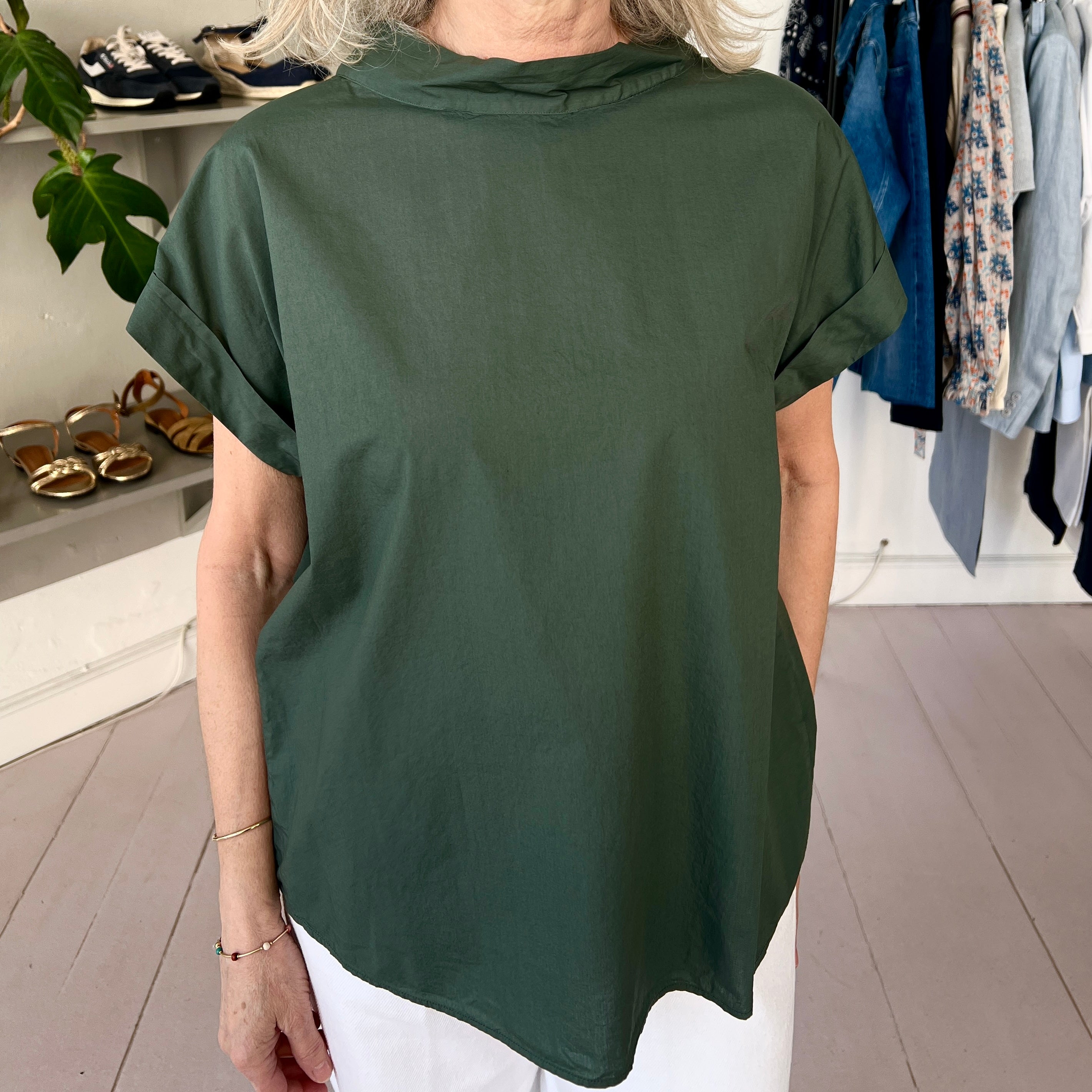 Xacus Claire Bluse Grøn